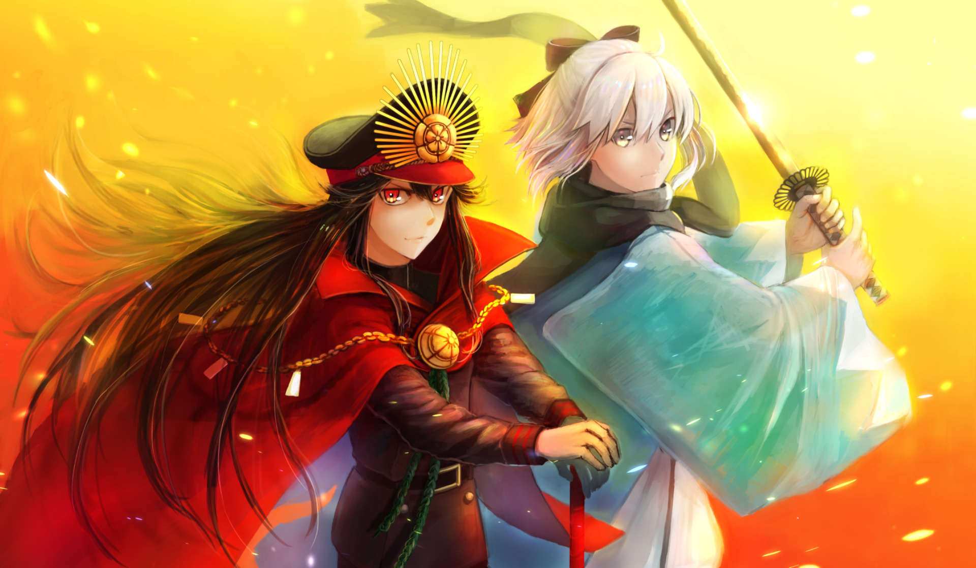 Baixe gratuitamente a imagem Anime, Fate/grand Order, Okita Soji, Oda Nobunaga (Destino/grande Ordem) na área de trabalho do seu PC