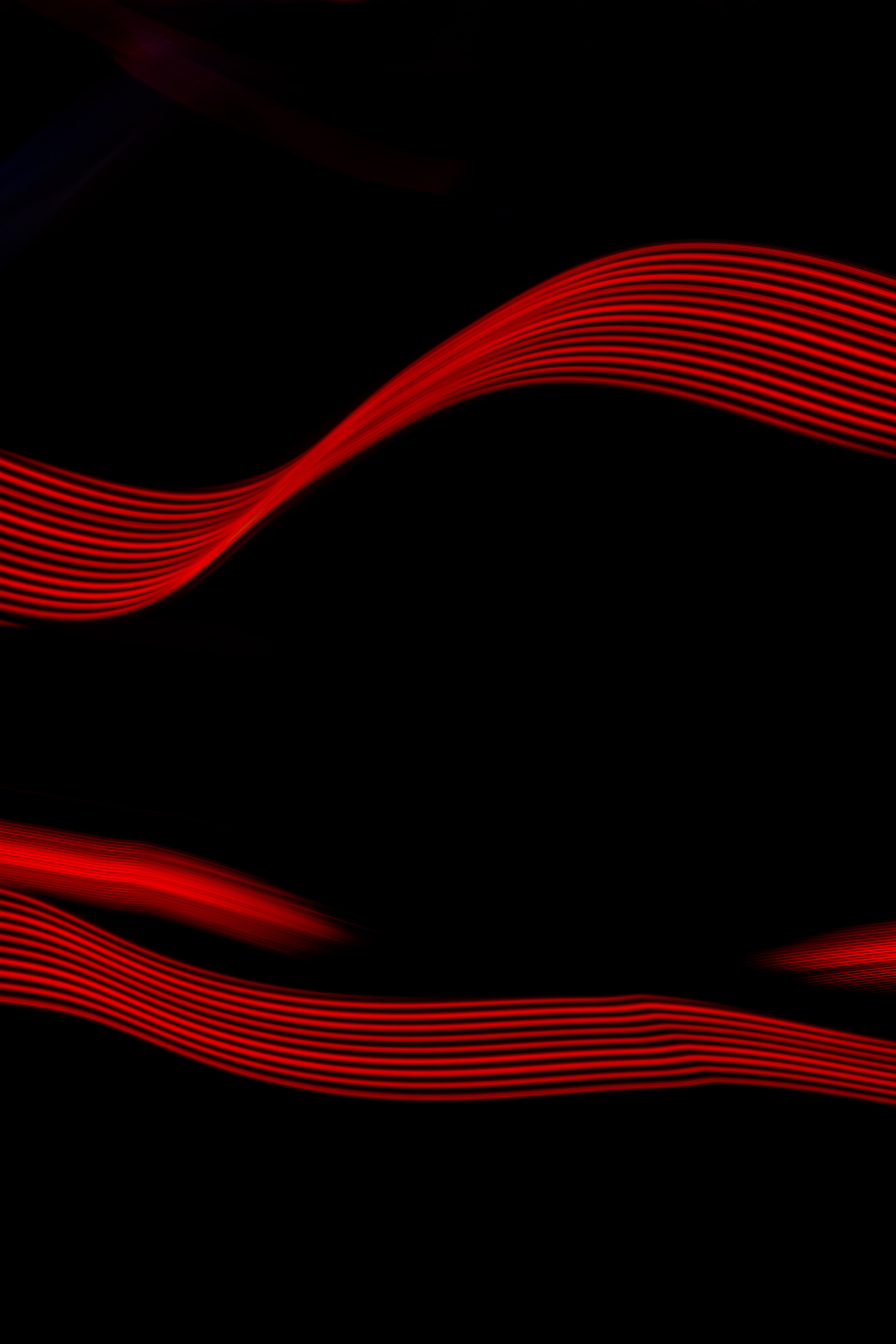 無料モバイル壁紙光, 波, 赤い, 輝く, 抽象をダウンロードします。