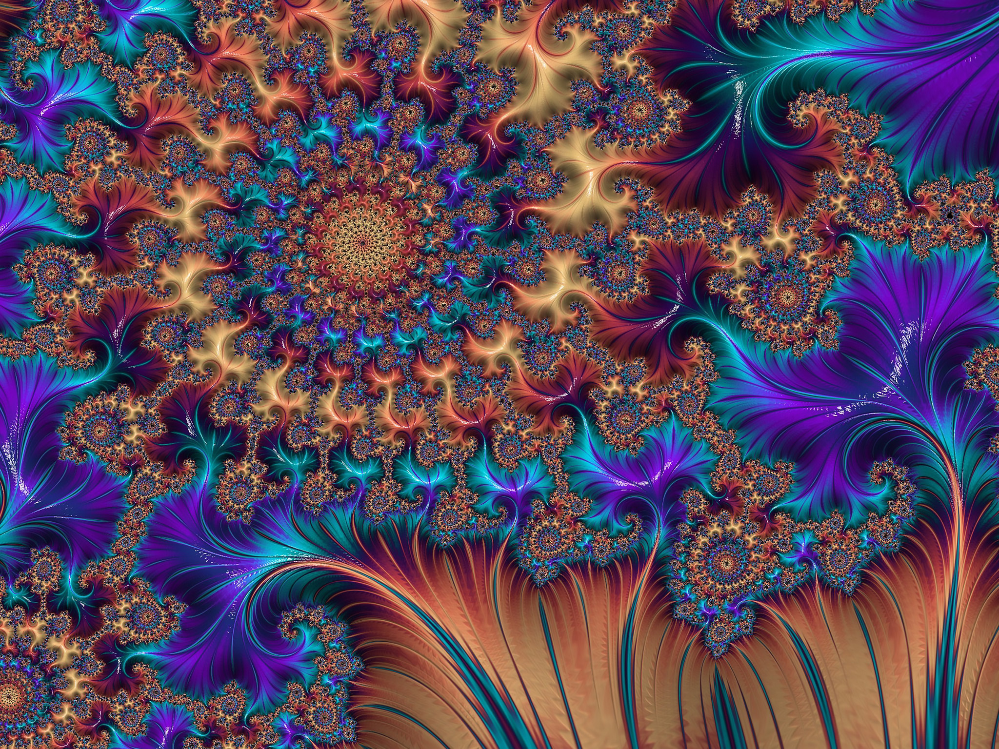 Free download wallpaper Abstract, Fractal, Colorful, Swirl on your PC desktop