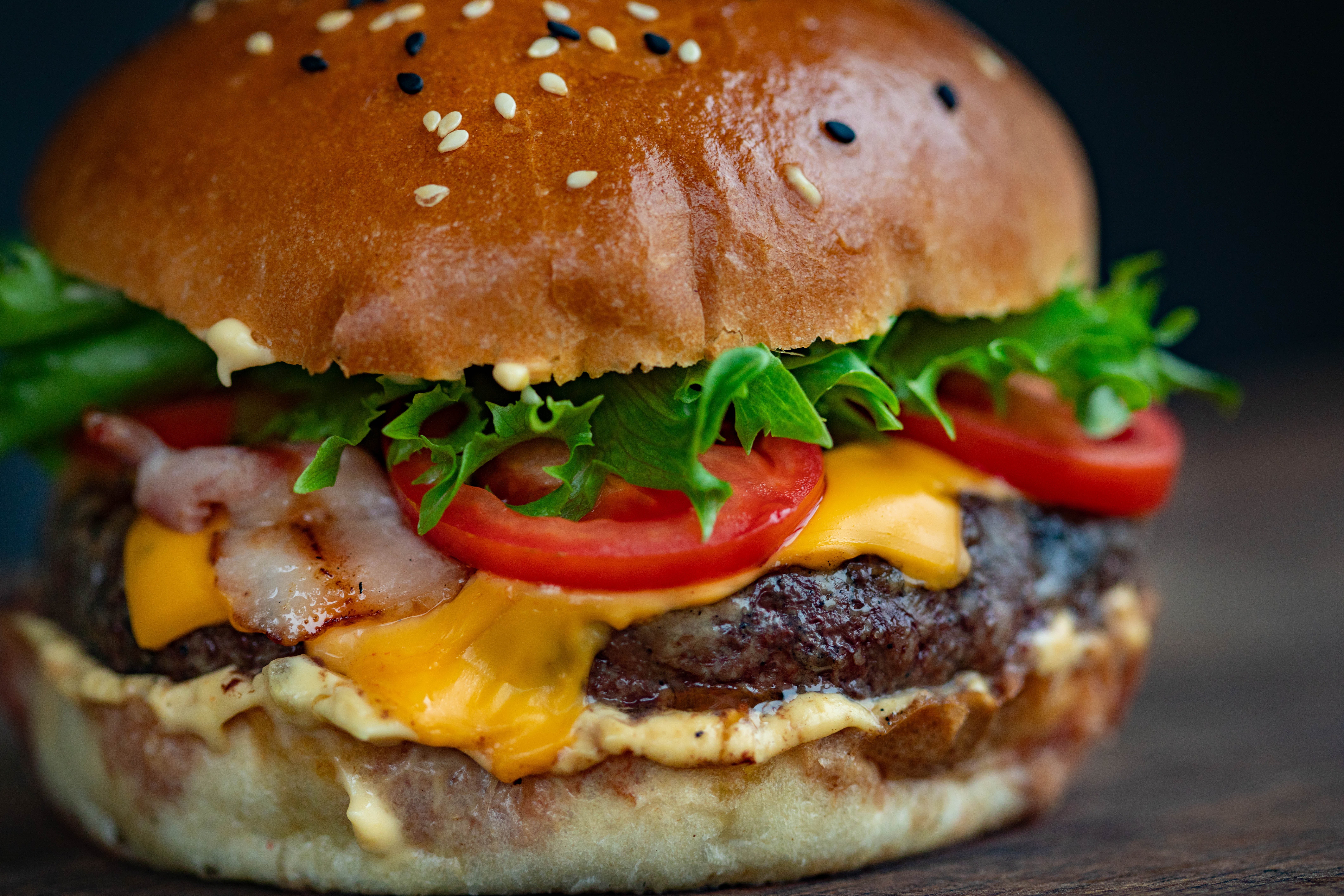 Handy-Wallpaper Hamburger, Nahrungsmittel kostenlos herunterladen.