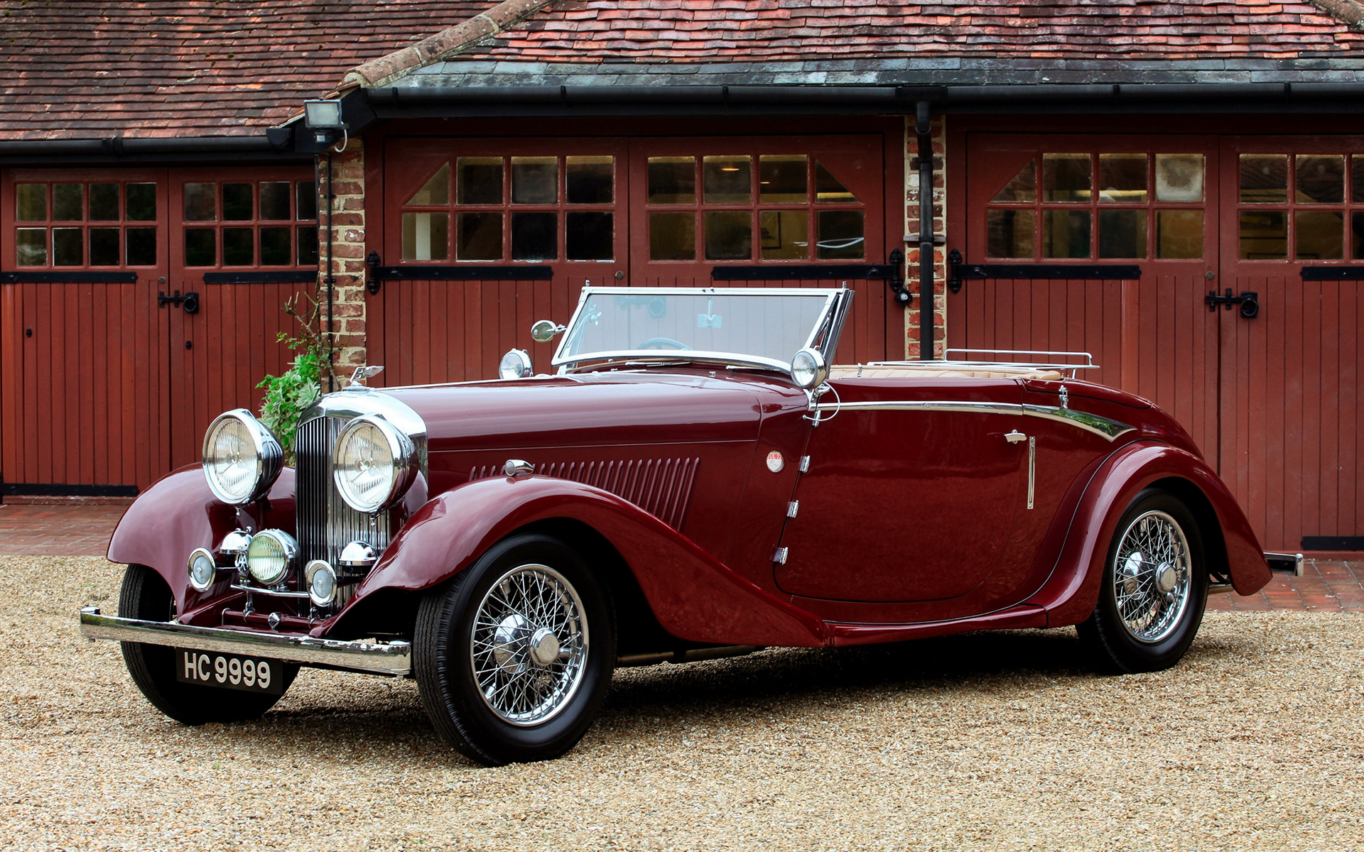 Télécharger des fonds d'écran 1934 Bentley Cabriolet Élégant HD