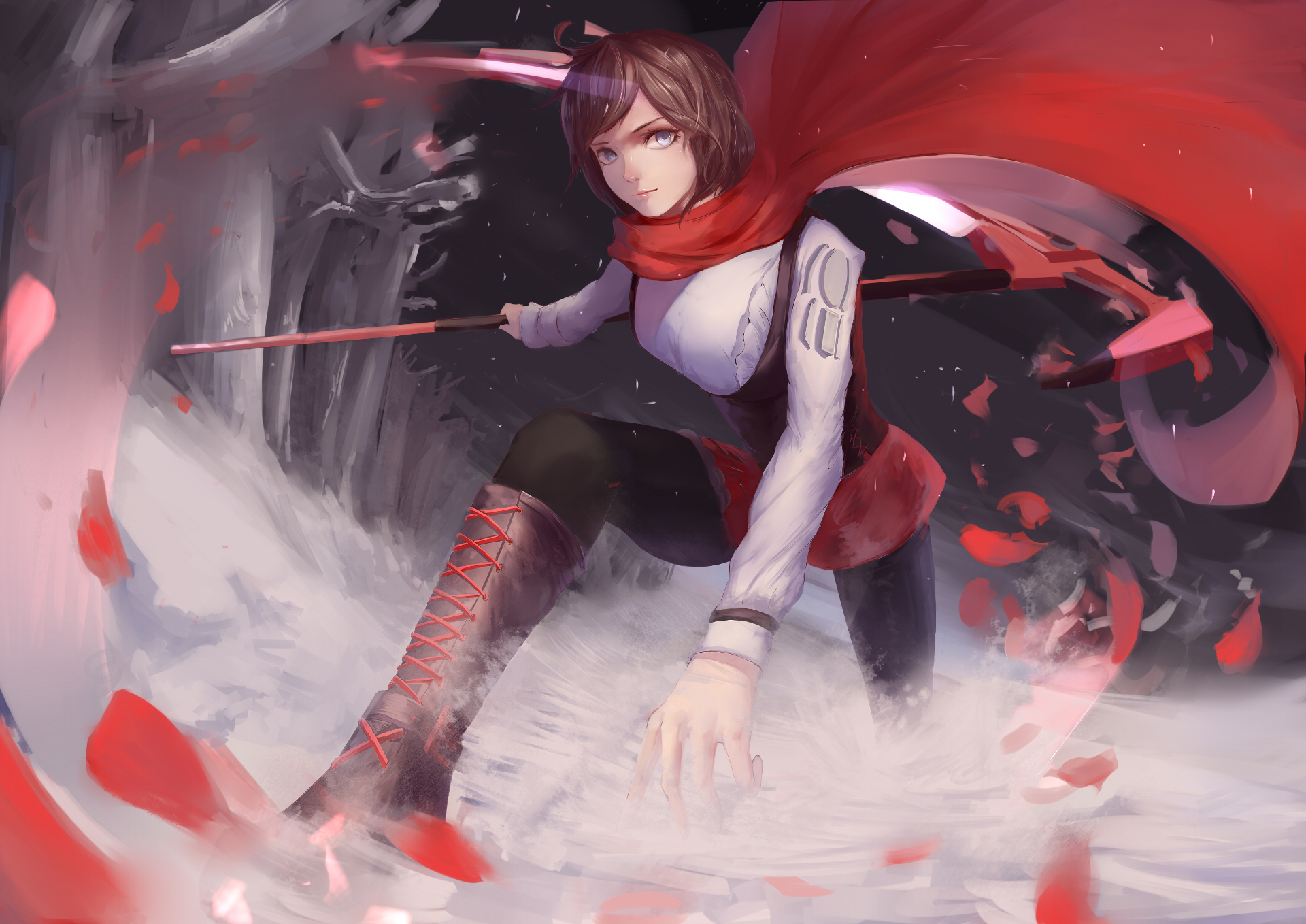 Free download wallpaper Anime, Rwby, Ruby Rose (Rwby), Slayer Outfit (Rwby) on your PC desktop