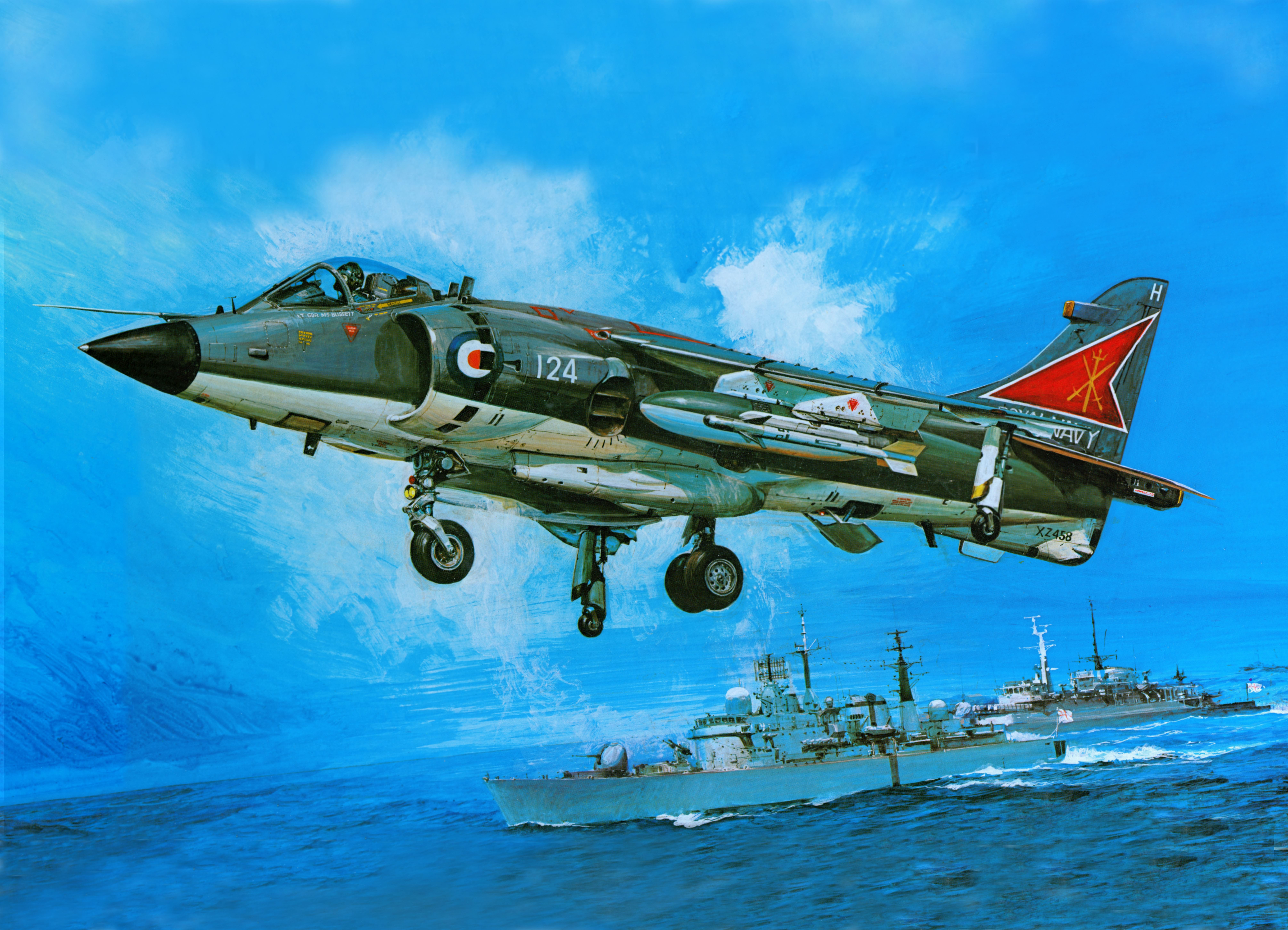 Descargar fondos de escritorio de Sea Harrier Aeroespacial Británico HD