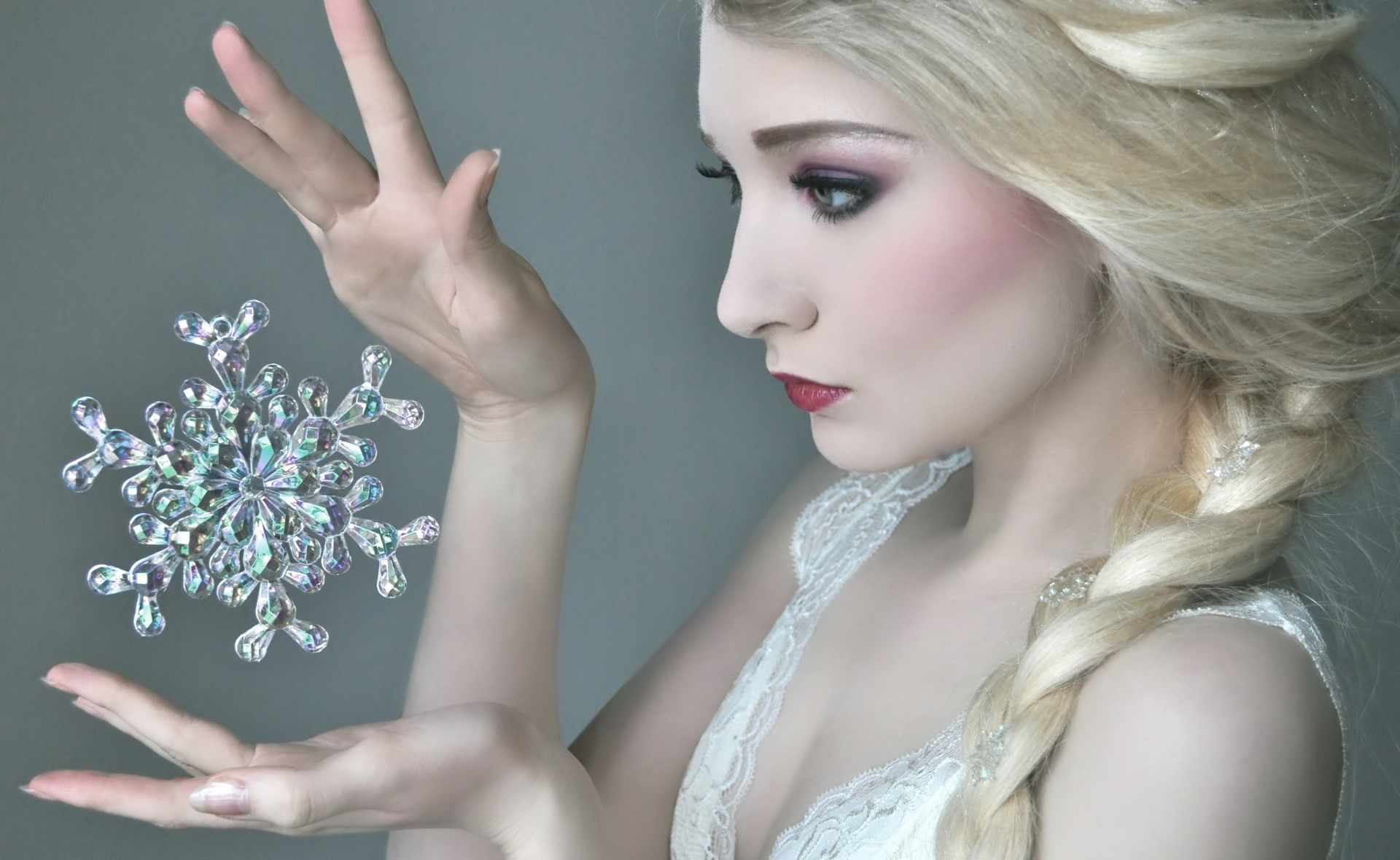 Handy-Wallpaper Frauen, Cosplay, Elsa (Gefroren) kostenlos herunterladen.