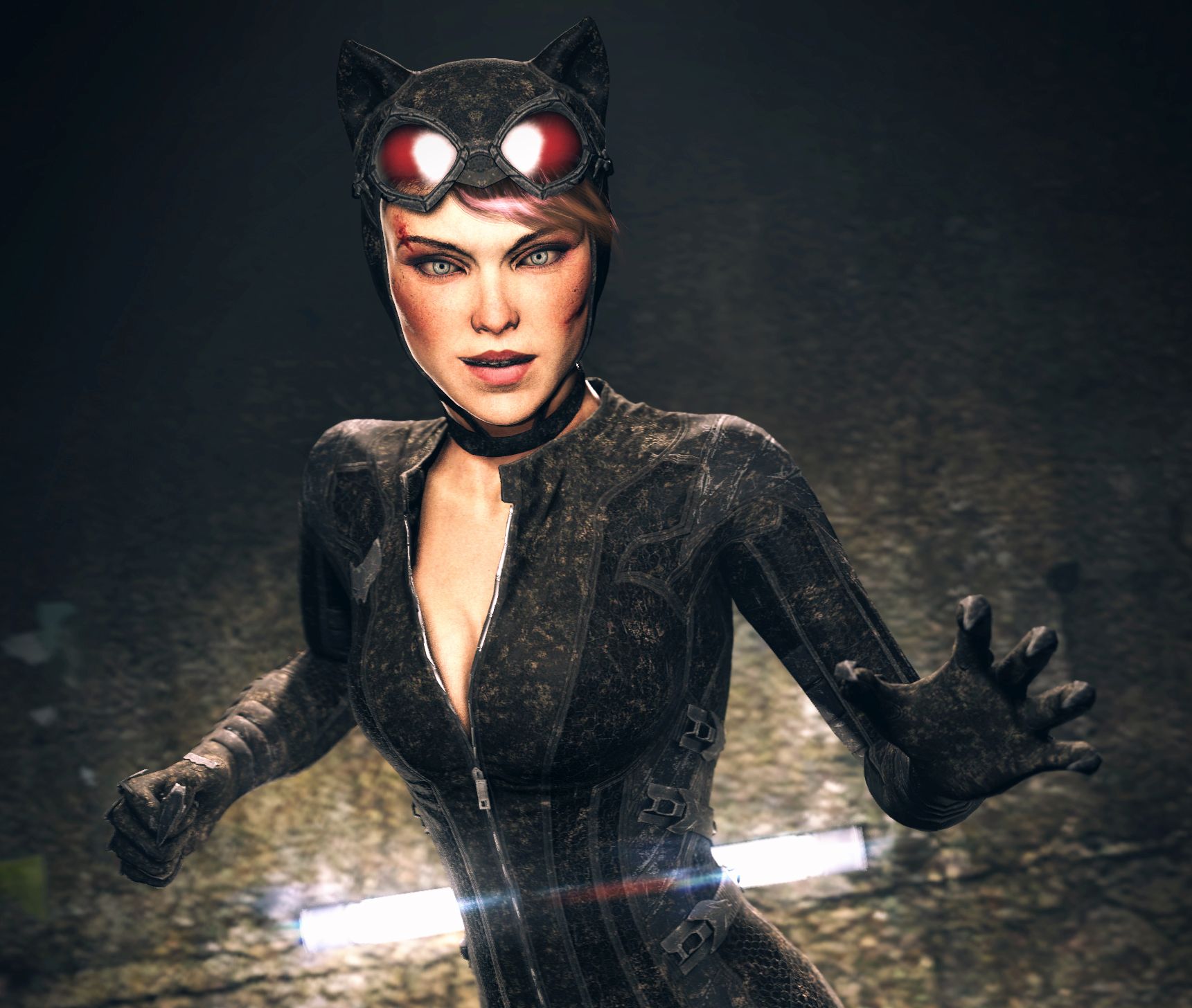Laden Sie das Batman, Computerspiele, Katzenfrau, Batman: Arkham Knight-Bild kostenlos auf Ihren PC-Desktop herunter