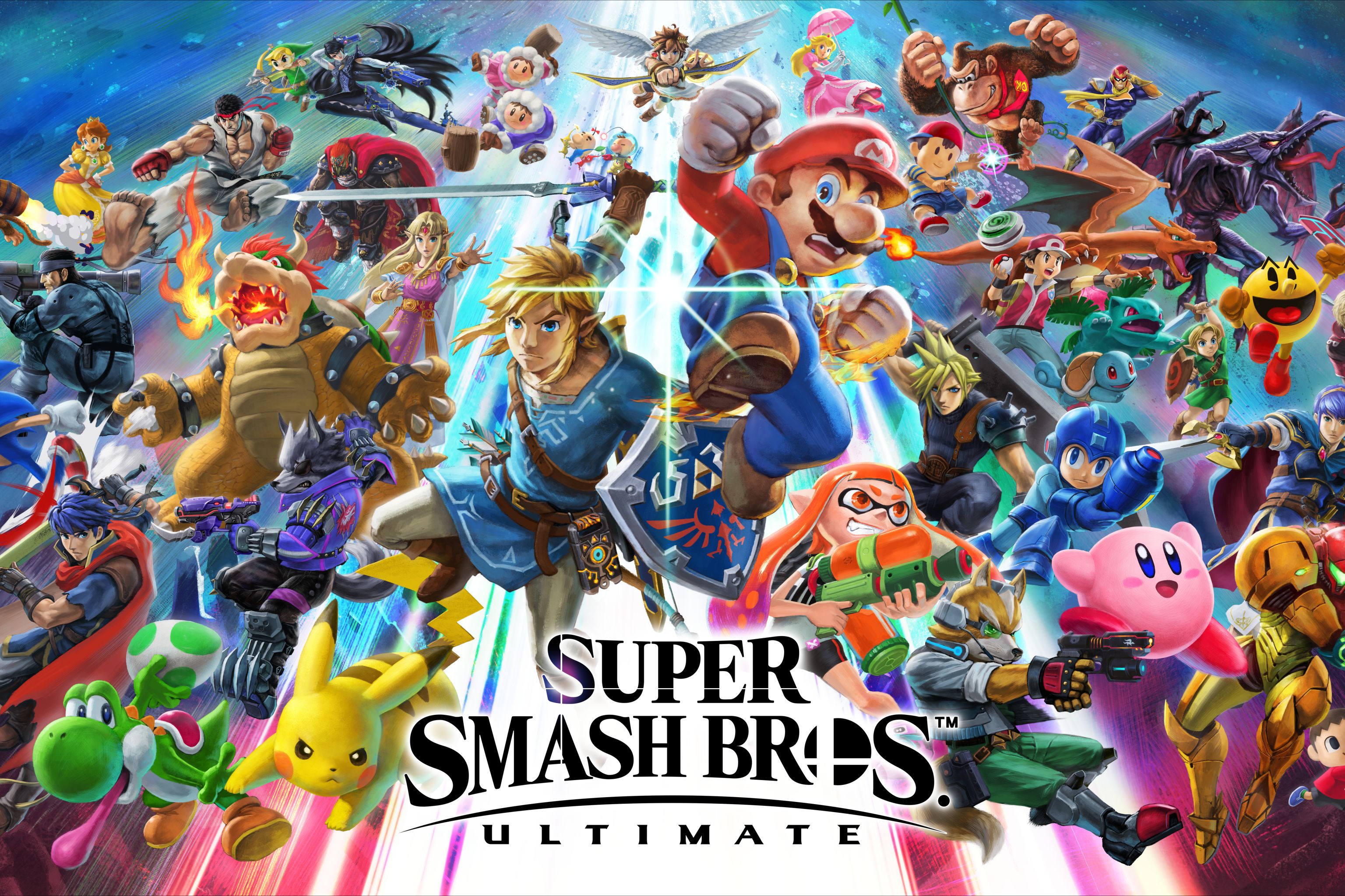 Скачать обои бесплатно Видеоигры, Братья Супер Смэш, Super Smash Bros Ultimate картинка на рабочий стол ПК