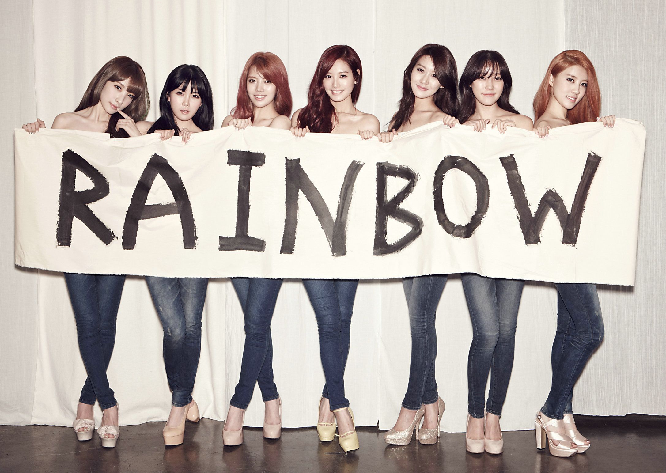 Download mobile wallpaper Music, Rainbow, K Pop for free.