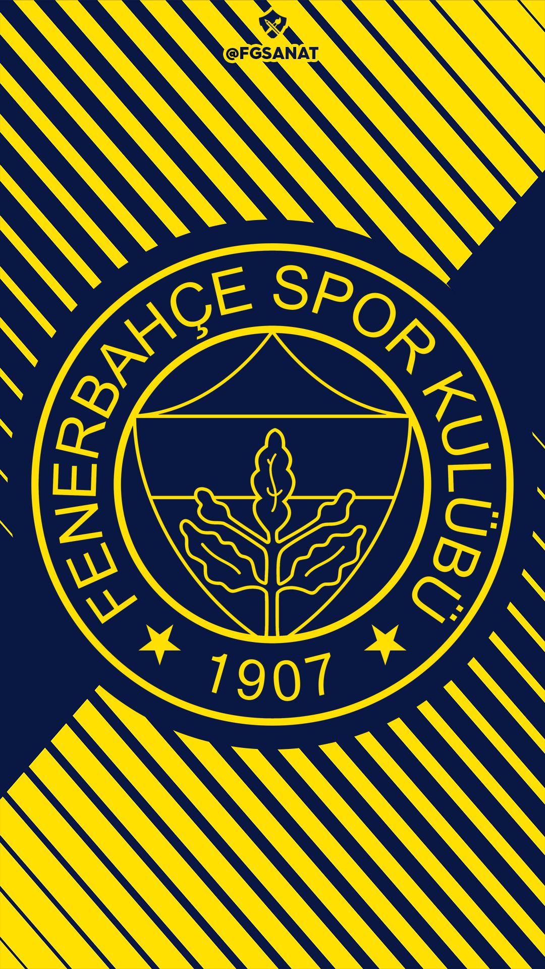 Handy-Wallpaper Sport, Fußball, Logo, Fenerbahçe Istanbul kostenlos herunterladen.