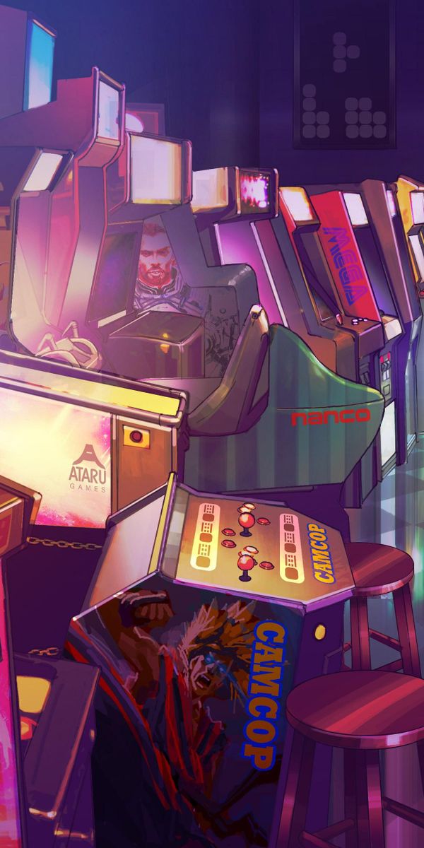 Desktop wallpaper: Retro Wave, Arcade, Video Game 4K free download for ...