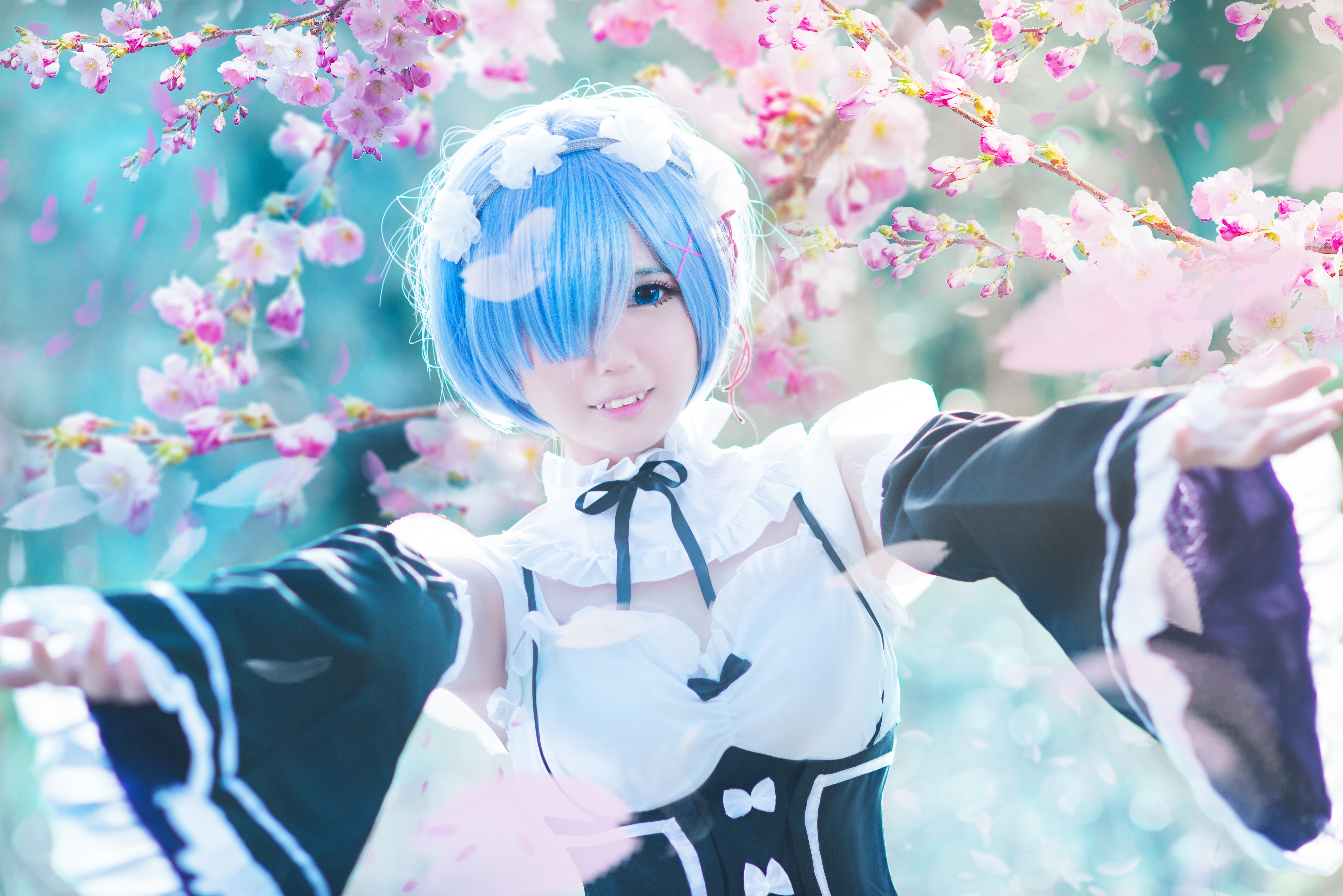 Free download wallpaper Women, Cosplay, Re:zero Starting Life In Another World, Rem (Re:zero) on your PC desktop