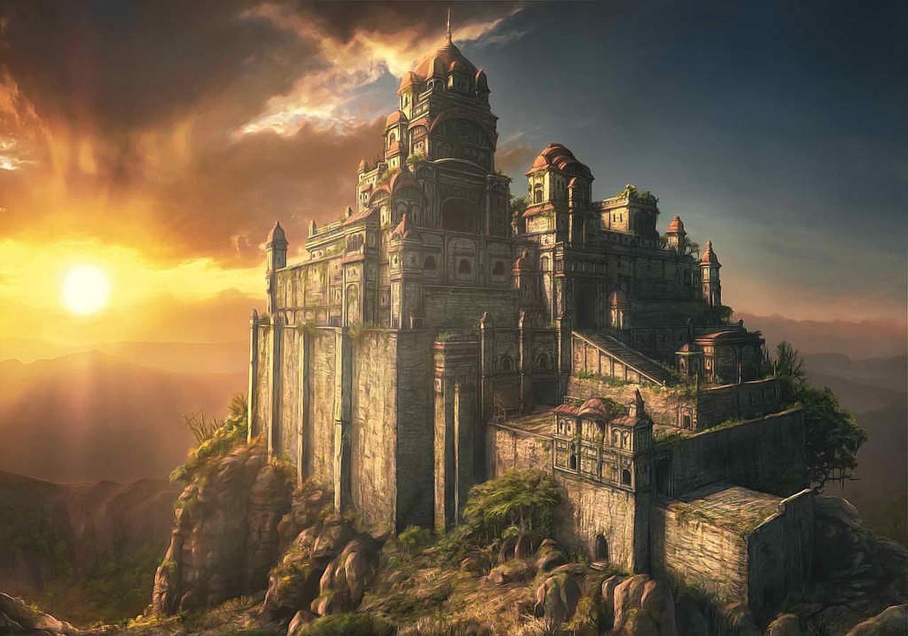 Free download wallpaper Fantasy, Castle on your PC desktop