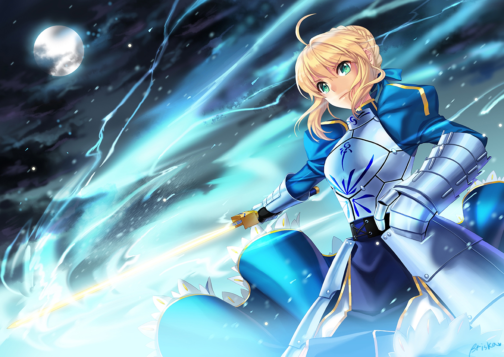 Baixar papel de parede para celular de Fate/stay Night, Saber (Série Destino), Anime gratuito.