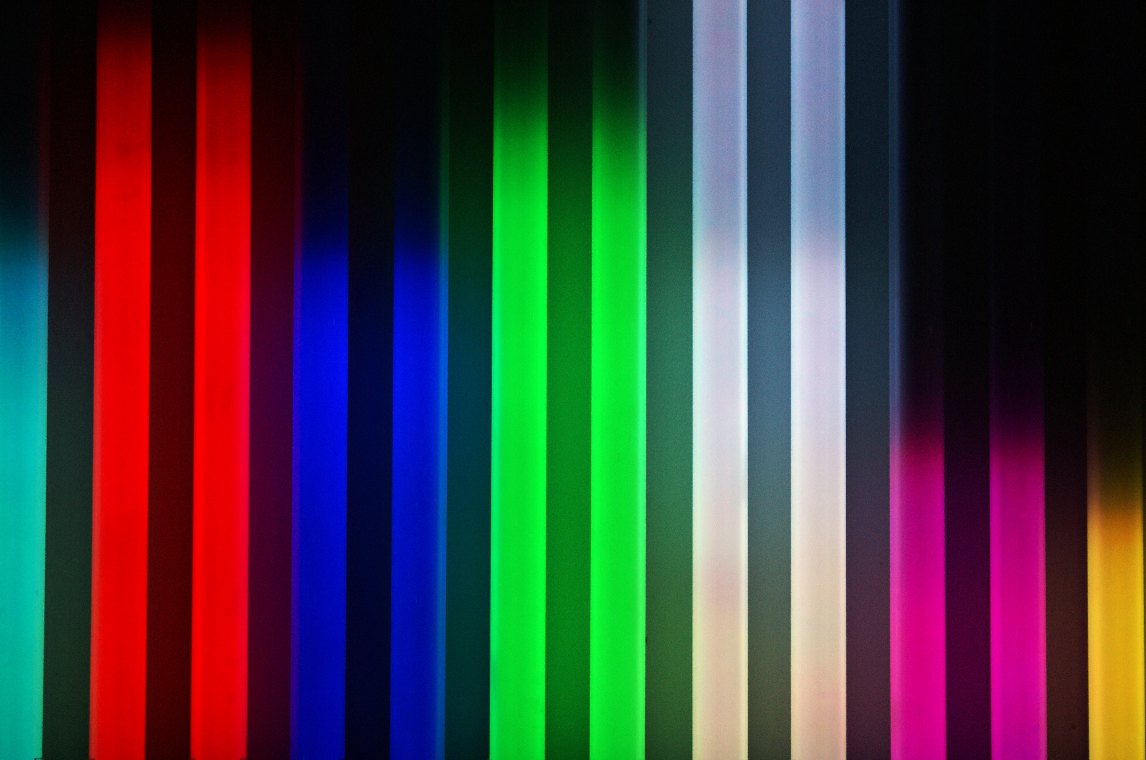 Free download wallpaper Backlight, Illumination, Streaks, Motley, Lines, Multicolored, Stripes, Abstract on your PC desktop