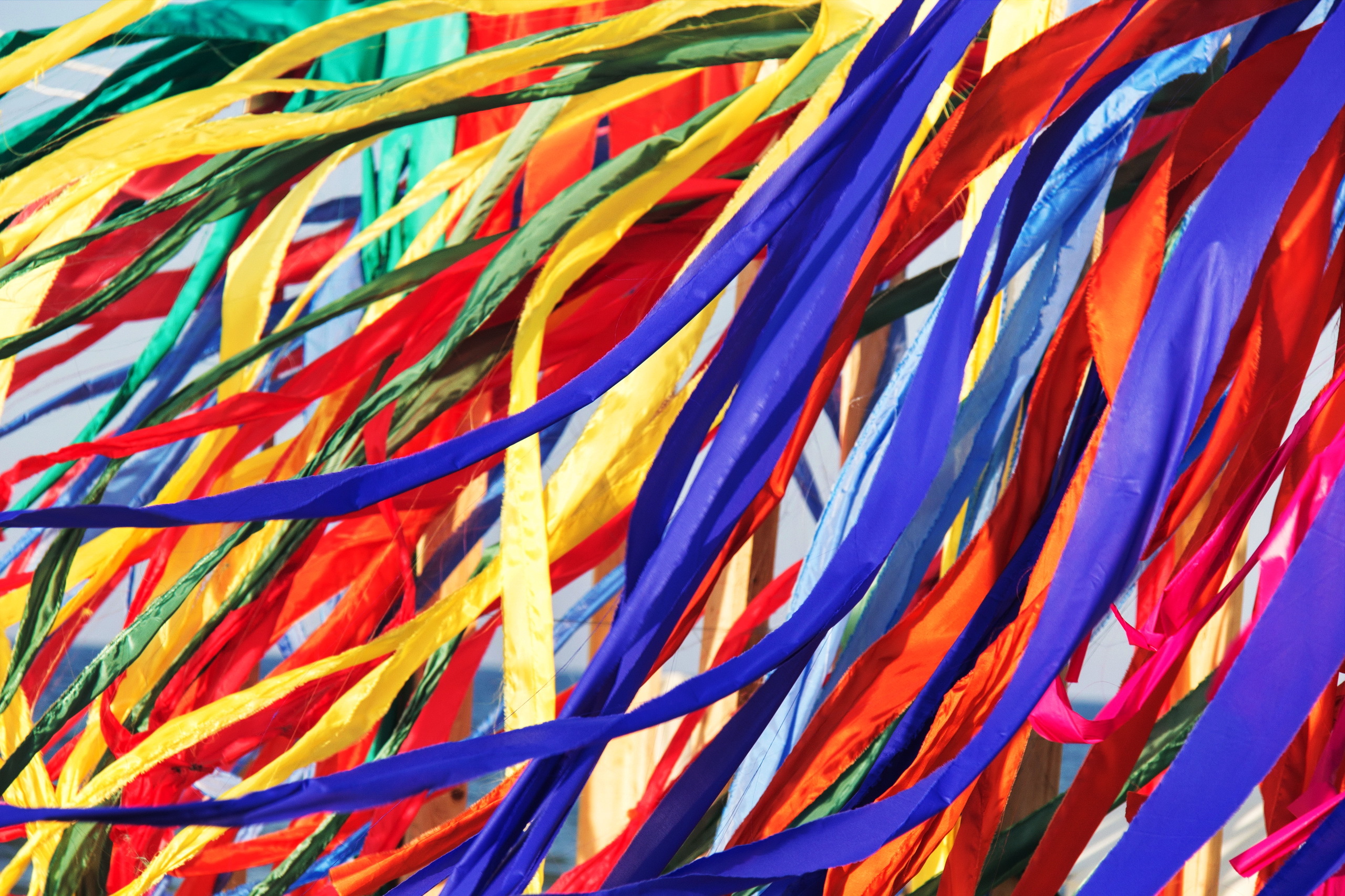 Download mobile wallpaper Abstract, Colors, Ribbon for free.