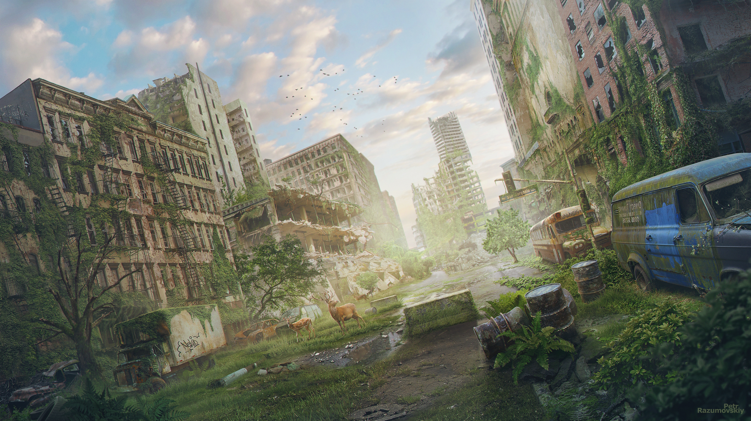 Free download wallpaper City, Sci Fi, Ruin, Post Apocalyptic on your PC desktop