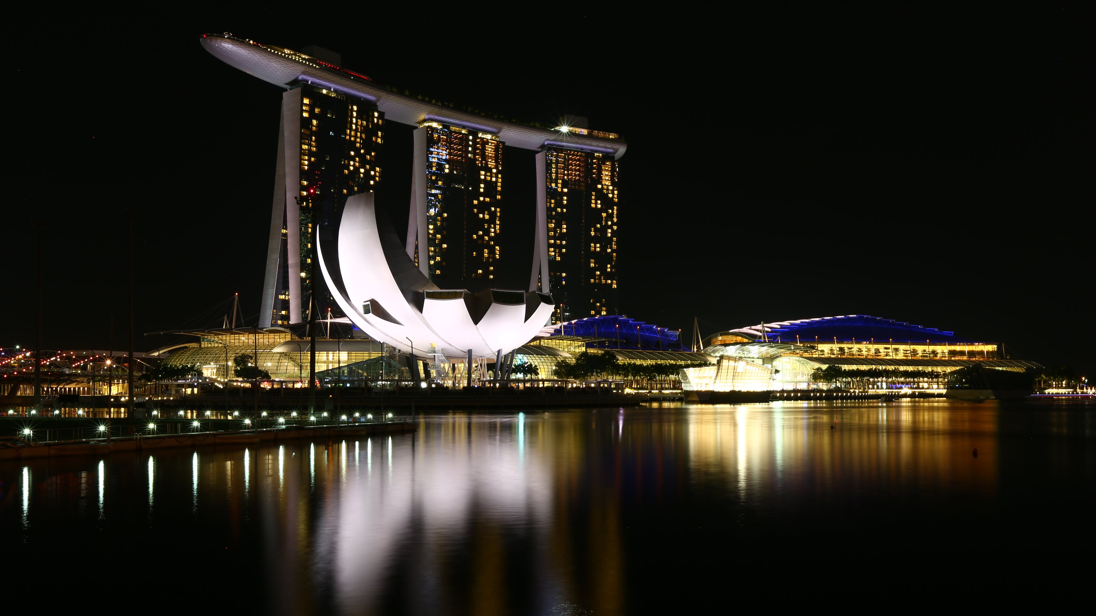 621794 Hintergrundbild herunterladen menschengemacht, marina bay sands, singapur - Bildschirmschoner und Bilder kostenlos