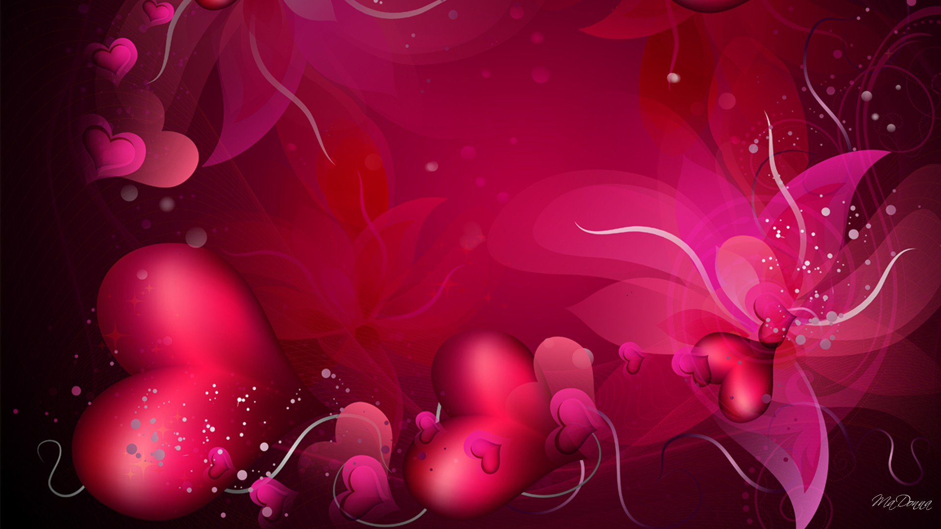 Free download wallpaper Pink, Love, Heart, Artistic on your PC desktop
