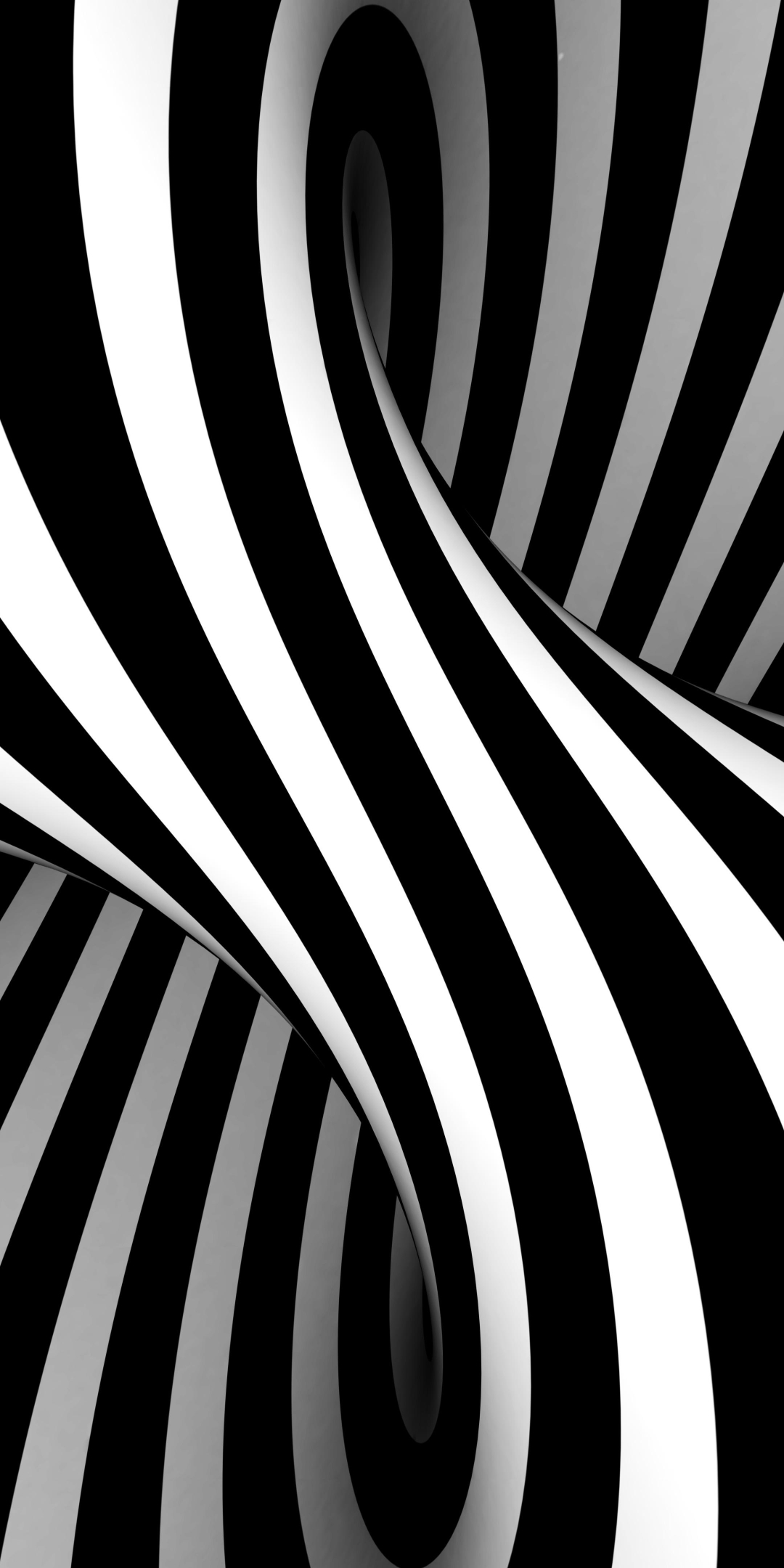 Download mobile wallpaper Abstract, Optical Illusion, Black & White for free.