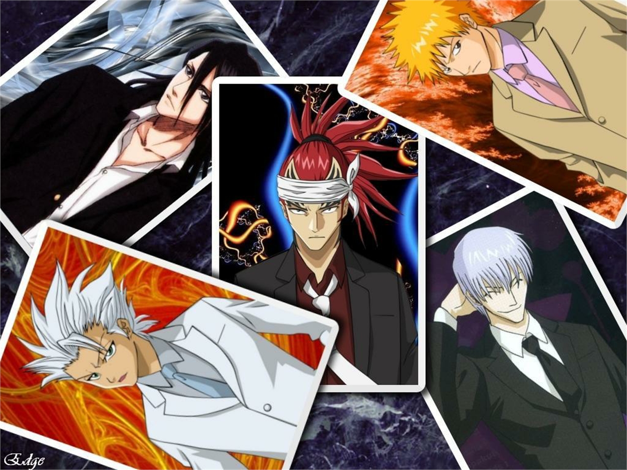 Free download wallpaper Anime, Bleach, Renji Abarai, Ichigo Kurosaki, Byakuya Kuchiki, Tōshirō Hitsugaya, Gin Ichimaru on your PC desktop