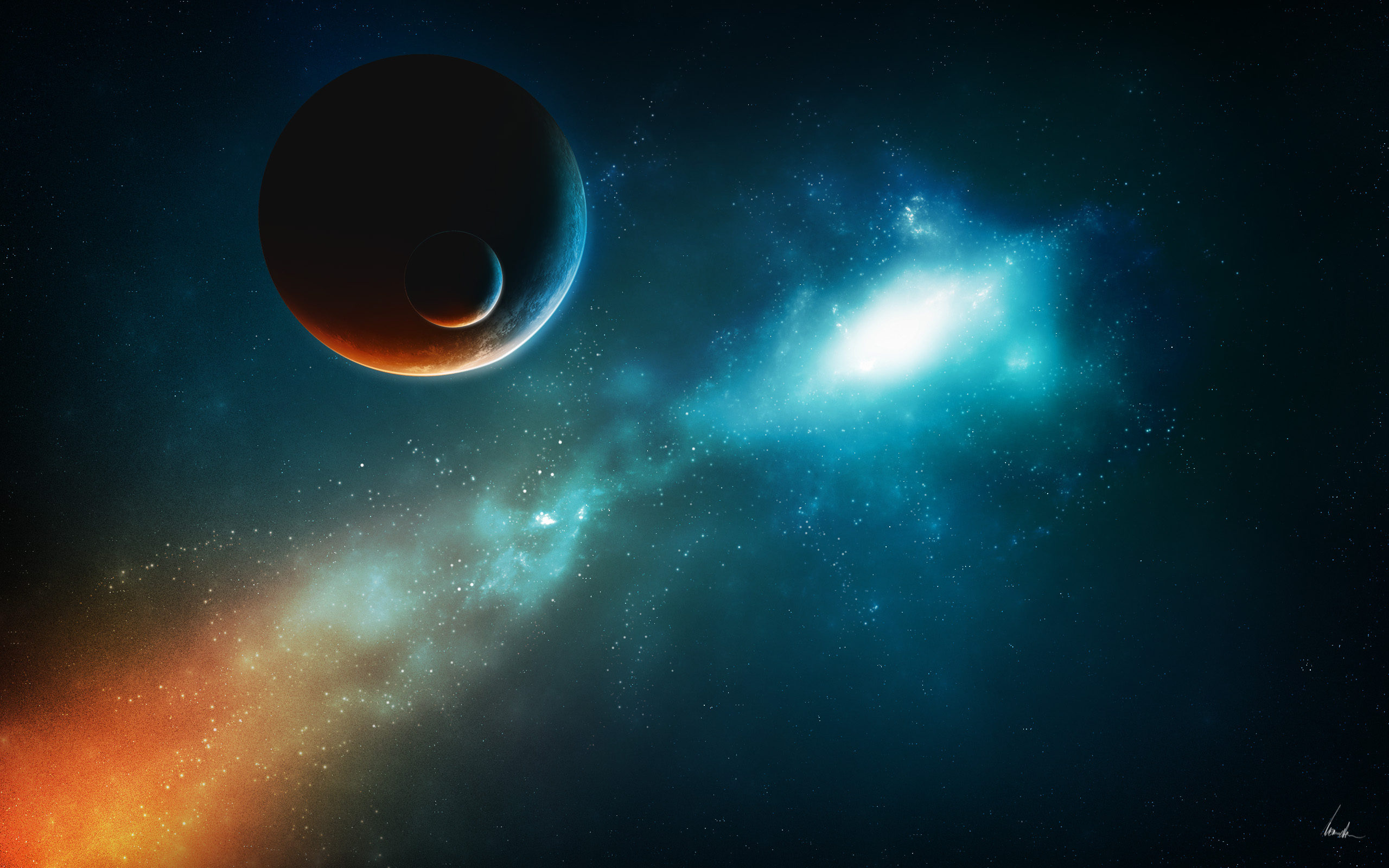 Free download wallpaper Fantasy, Earth, Space, Planet, Sci Fi on your PC desktop
