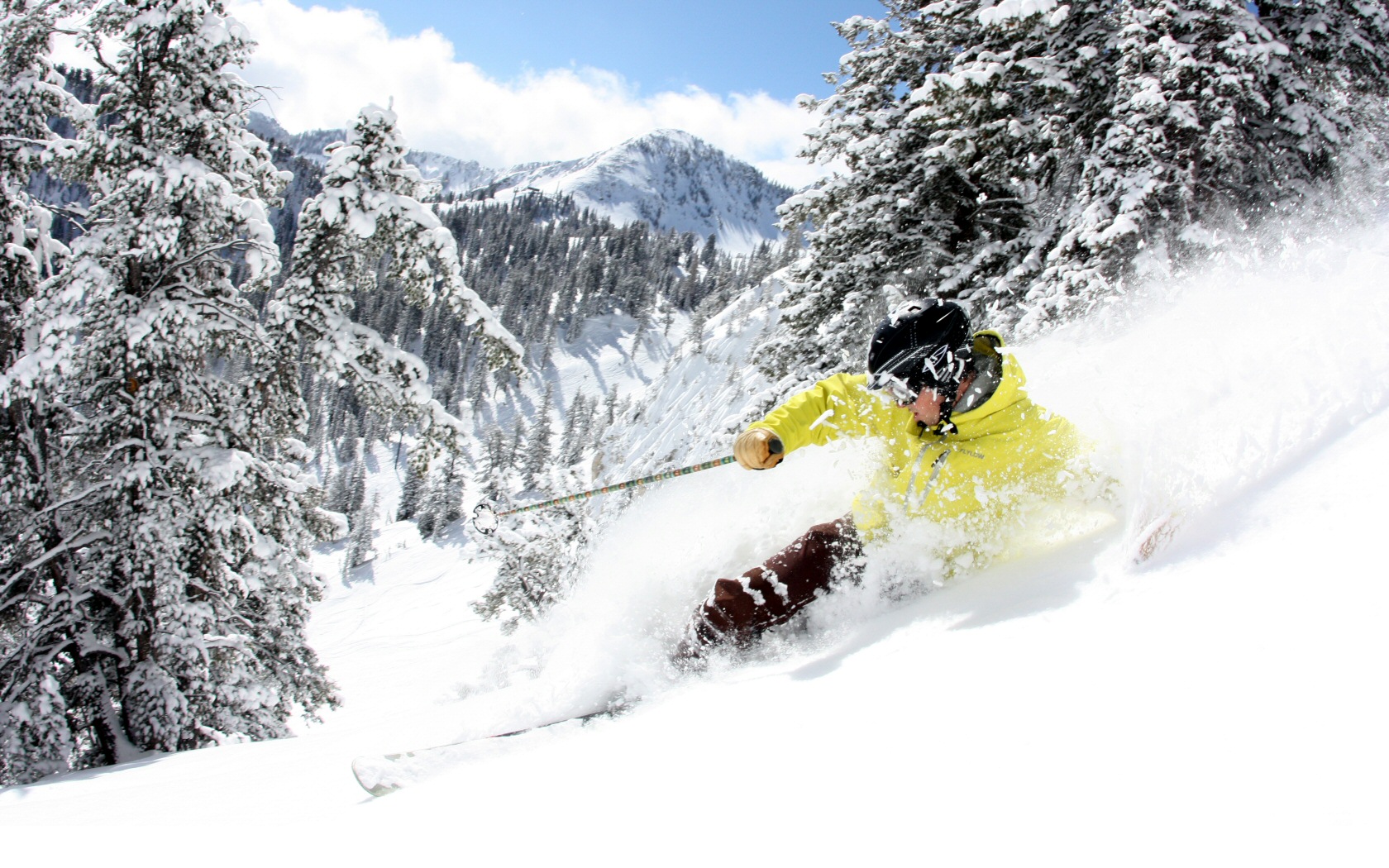169692 Hintergrundbild herunterladen sport, skifahren - Bildschirmschoner und Bilder kostenlos