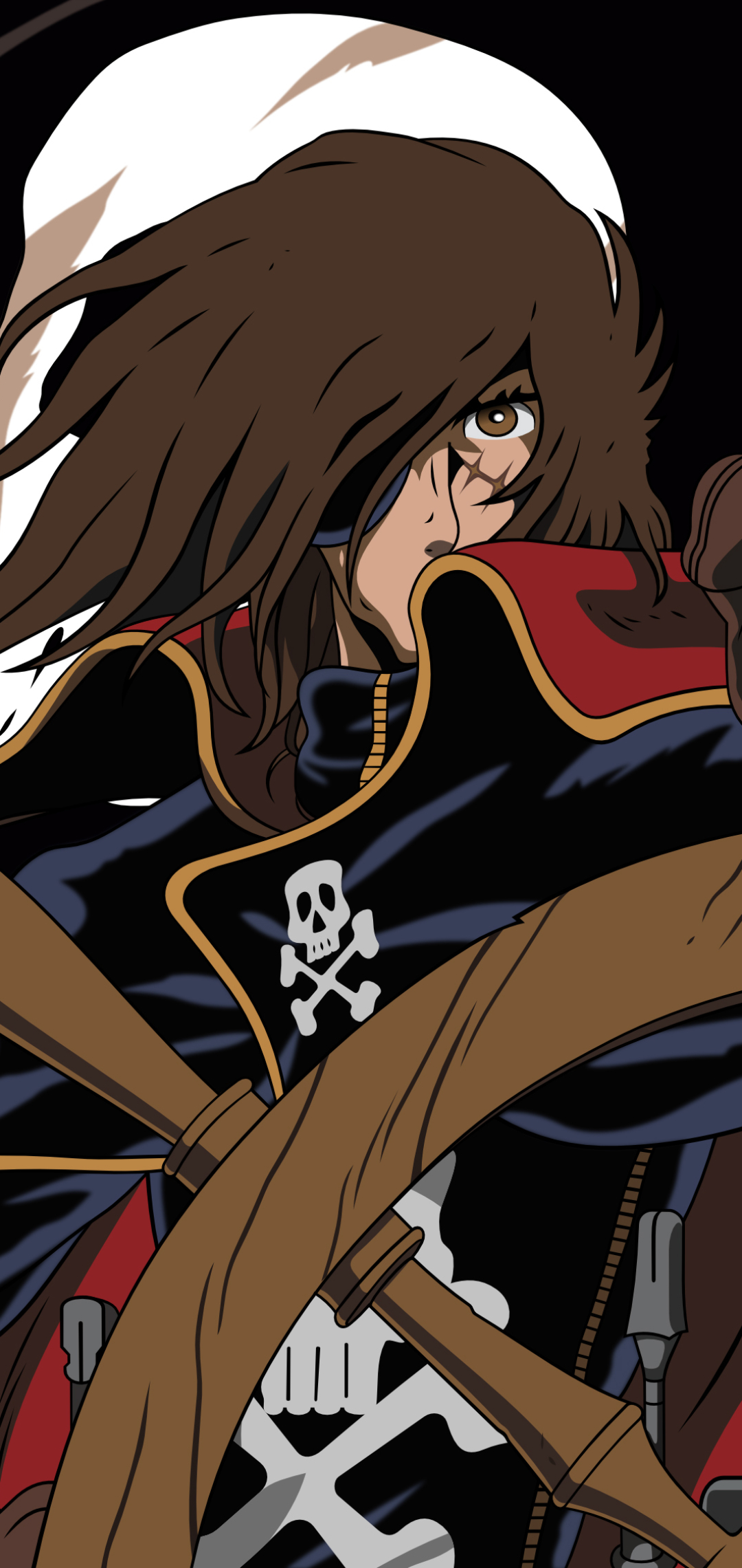 captain harlock, anime Aesthetic wallpaper