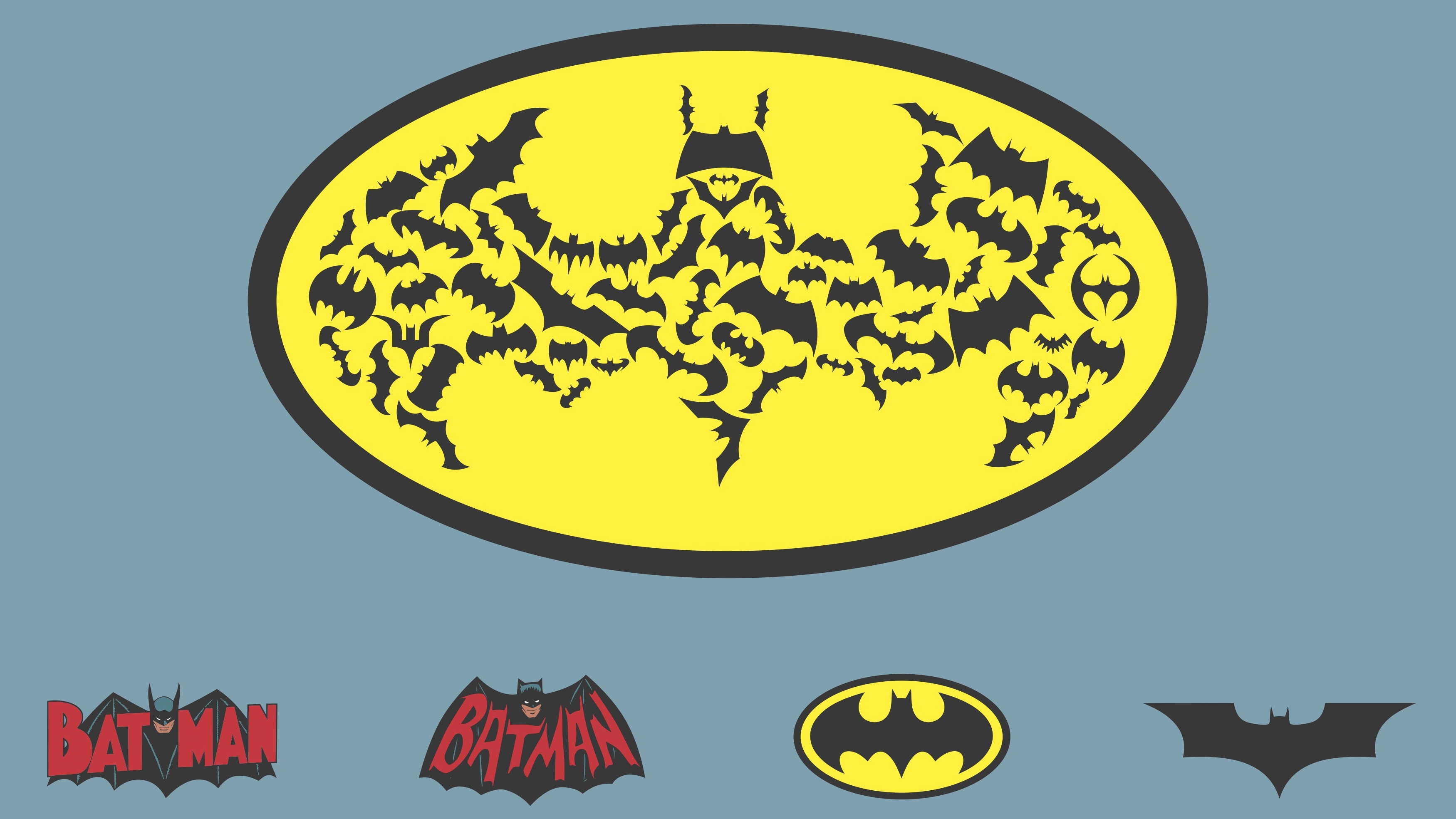 Téléchargez des papiers peints mobile Bande Dessinées, The Batman, Logo Batman, Symbole Batman gratuitement.