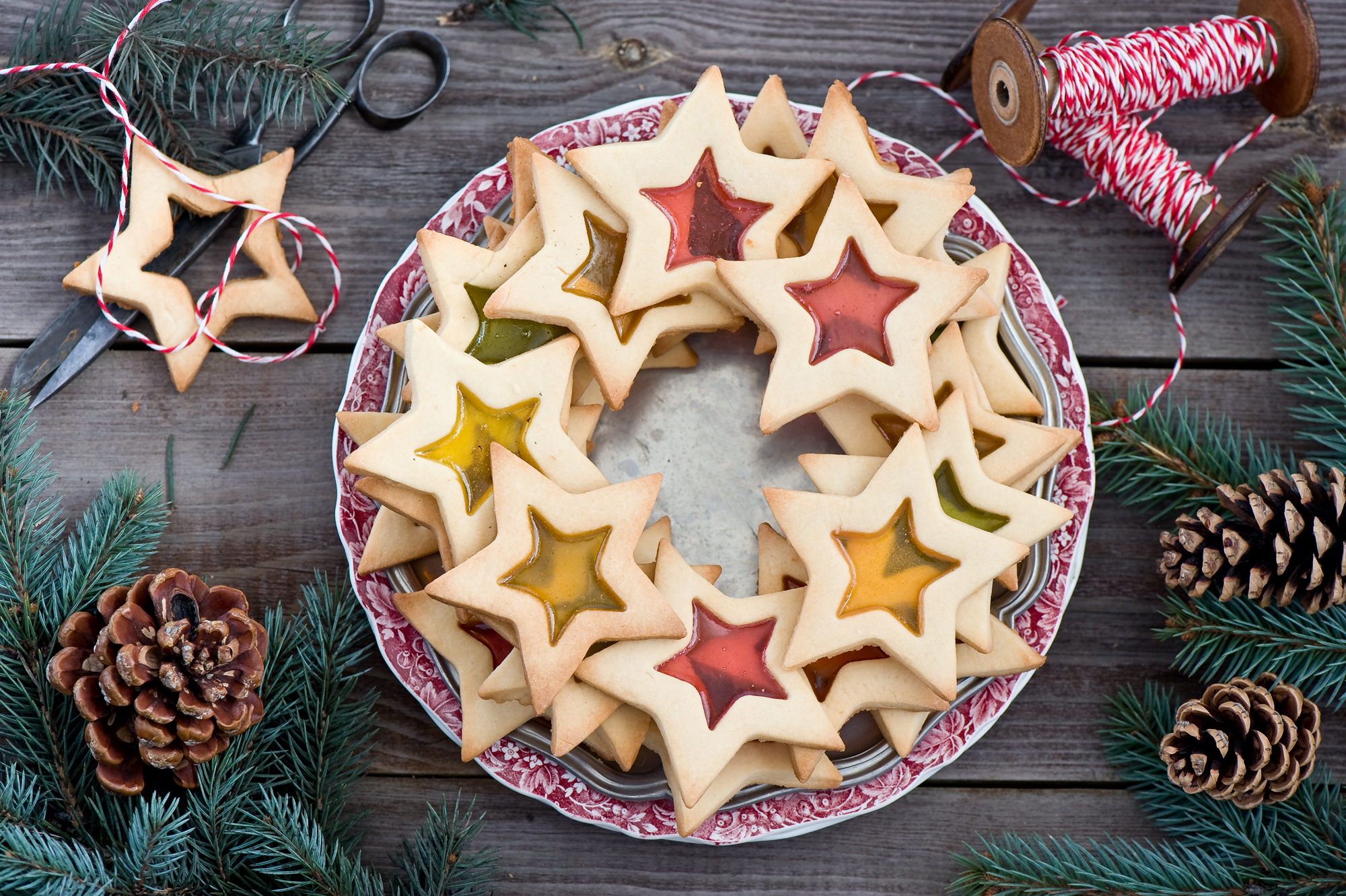 Download mobile wallpaper Food, Christmas, Star, Cookie for free.