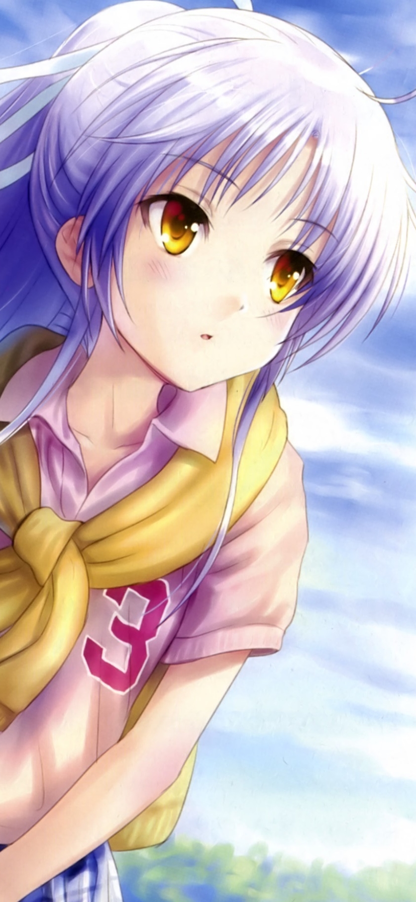 Handy-Wallpaper Animes, Angel Beats!, Kanade Tachibana kostenlos herunterladen.