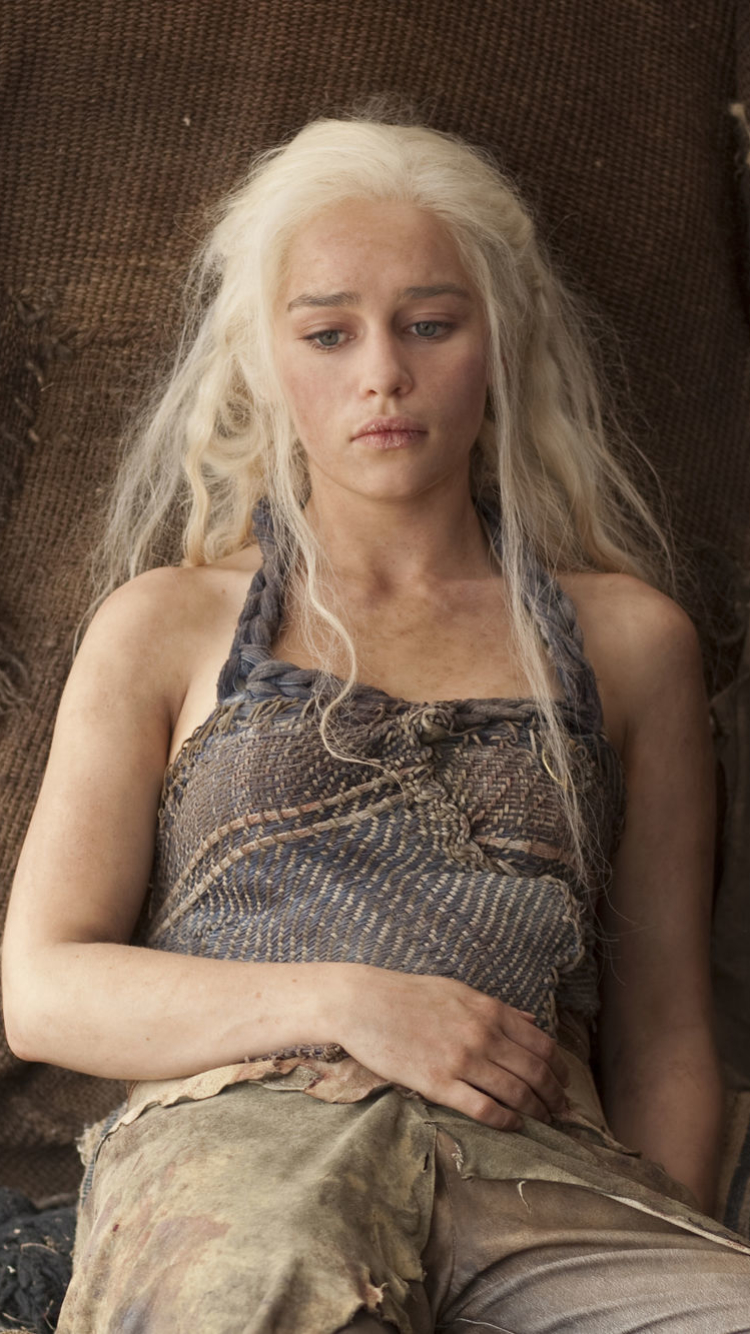 Download mobile wallpaper Game Of Thrones, Tv Show, Daenerys Targaryen, Emilia Clarke for free.