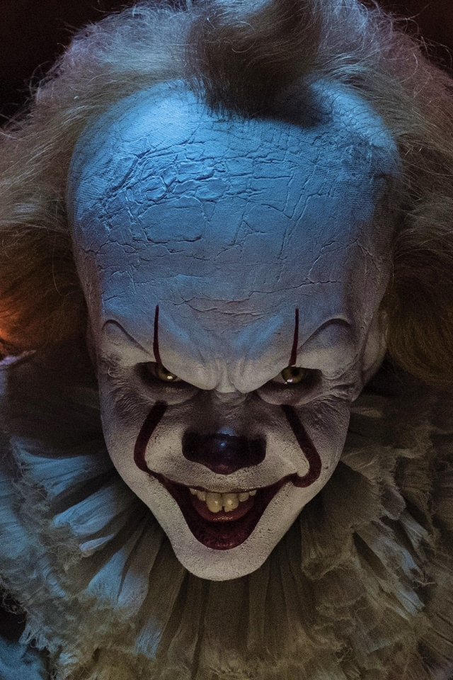 pennywise (it), movie, it (2017), clown, scary, stephen king