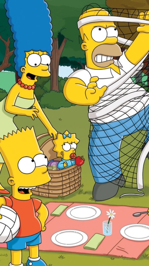Handy-Wallpaper Homer Simpson, Die Simpsons, Fernsehserien, Bart Simpson, Maggie Simpson, Marge Simpson kostenlos herunterladen.