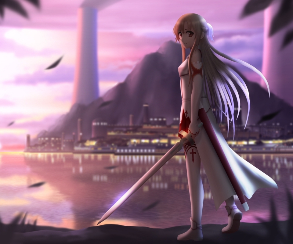 Handy-Wallpaper Schwert, Animes, Asuna Yuuki, Sword Art Online kostenlos herunterladen.