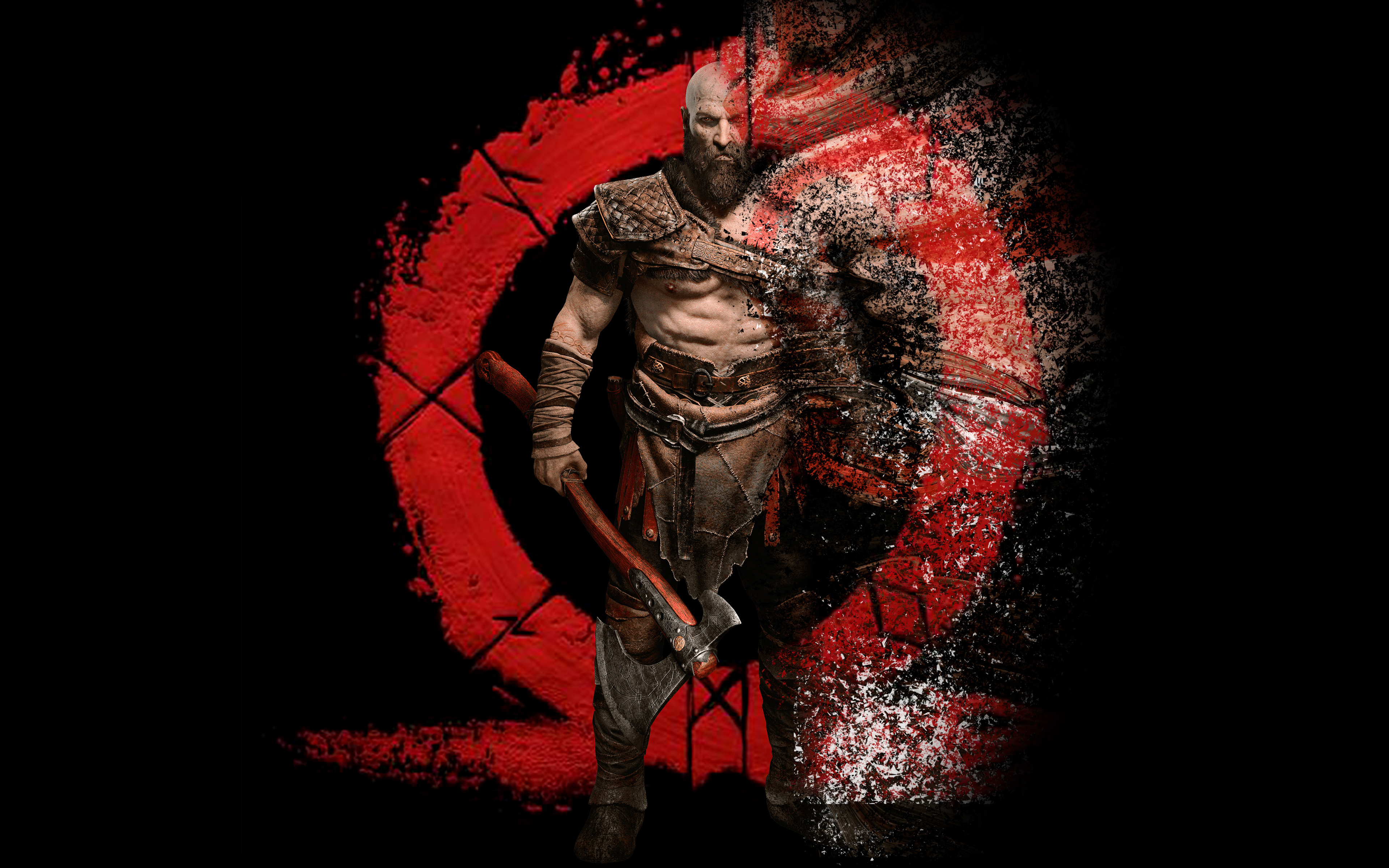 god of war, kratos (god of war), video game, god of war (2018)