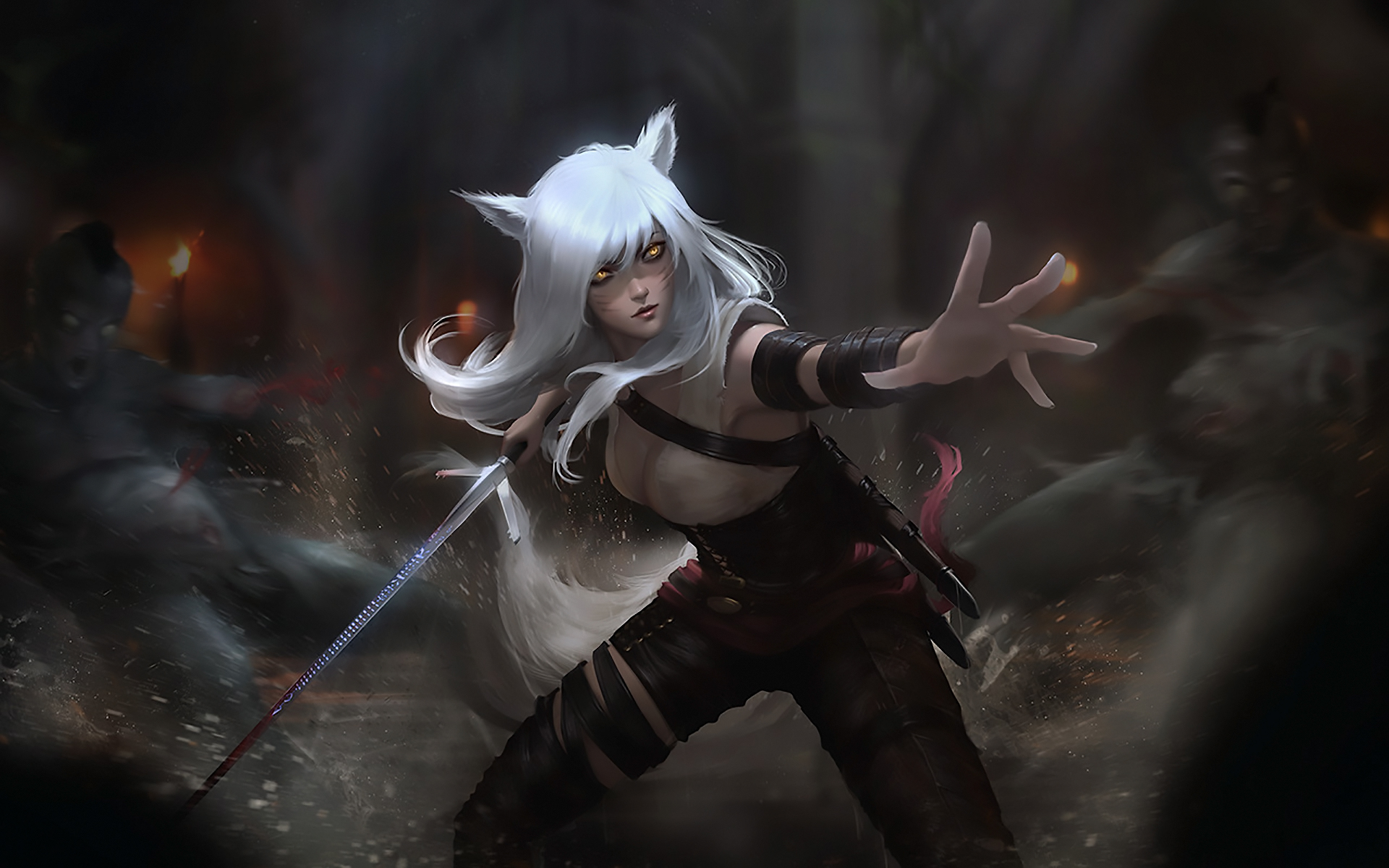 Handy-Wallpaper League Of Legends, Computerspiele, Ahri (Liga Der Legenden) kostenlos herunterladen.