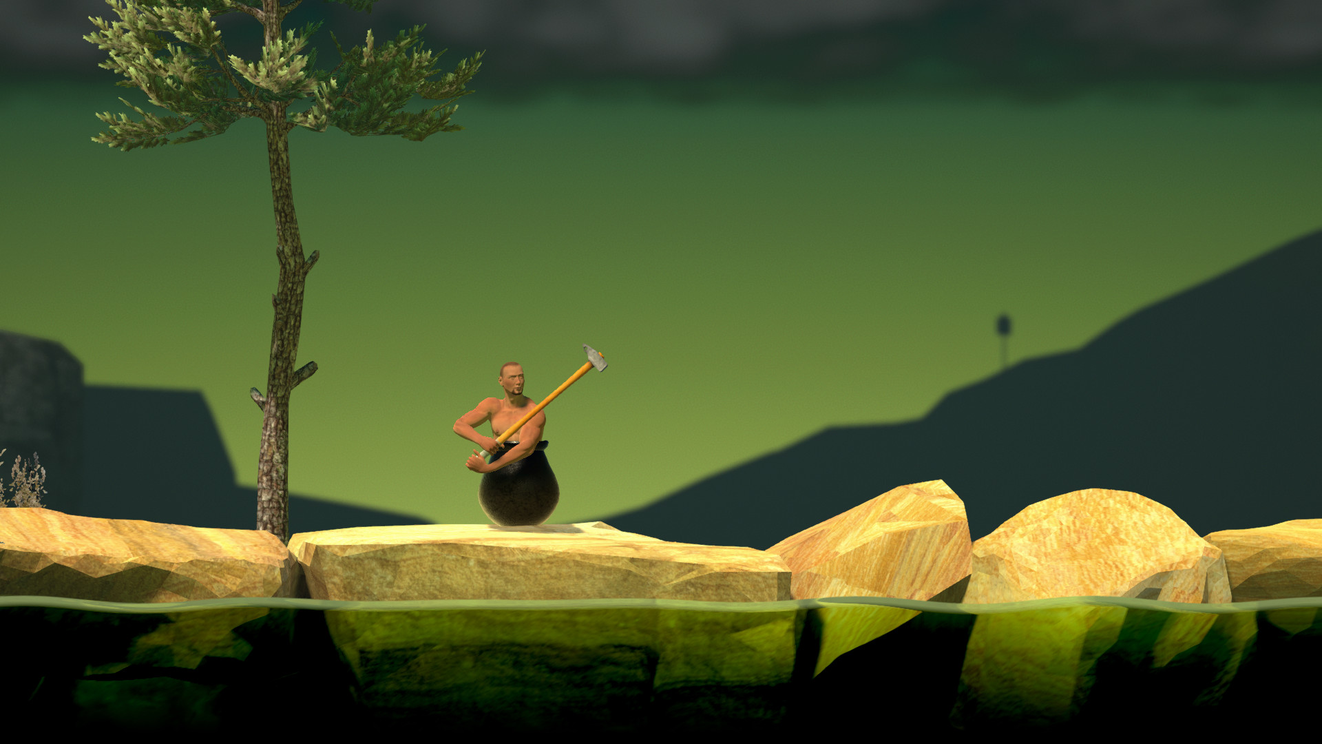 Download mobile wallpaper Video Game, Getting Over It With Bennett Foddy for free.