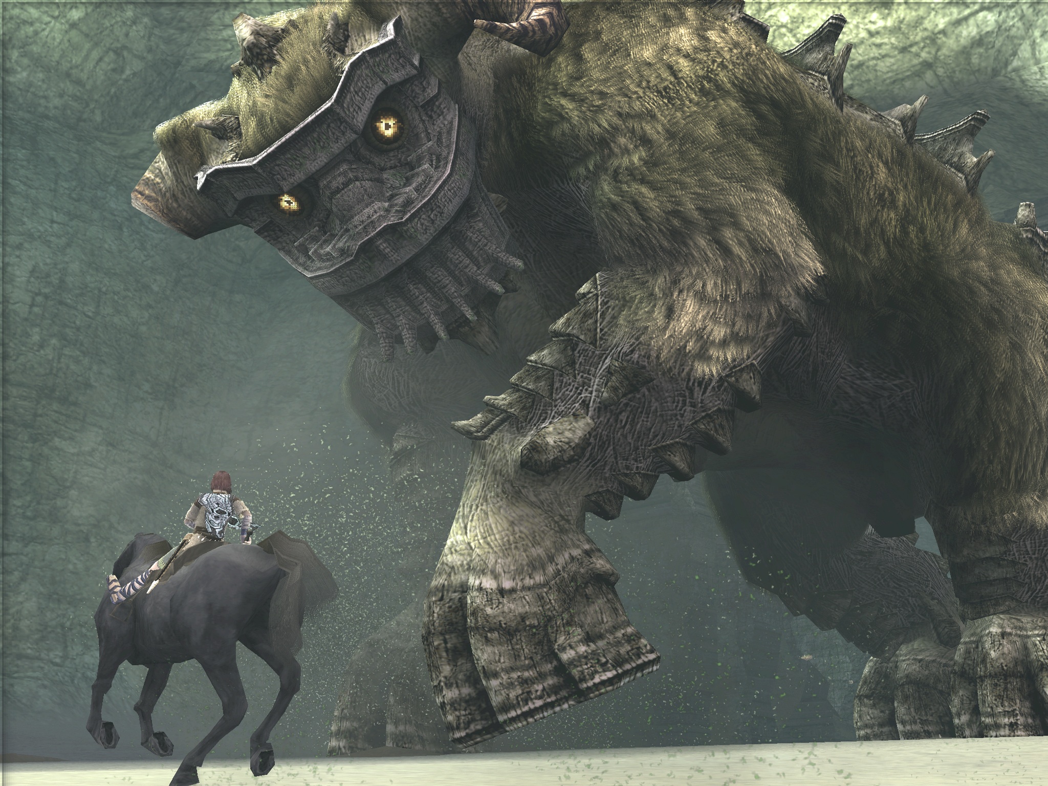 video game, shadow of the colossus, creature