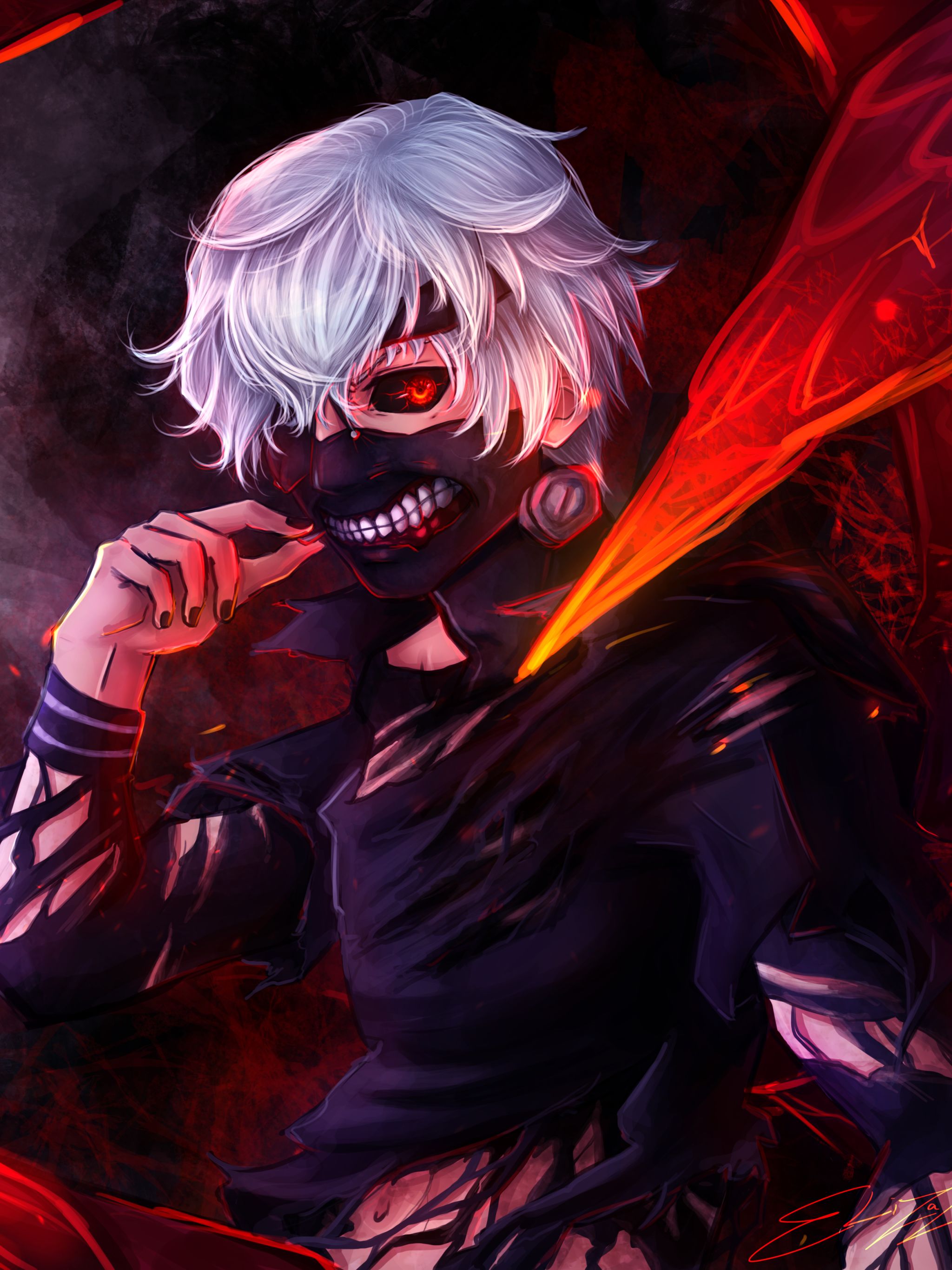 Descarga gratuita de fondo de pantalla para móvil de Animado, Ken Kaneki, Tokyo Ghoul.