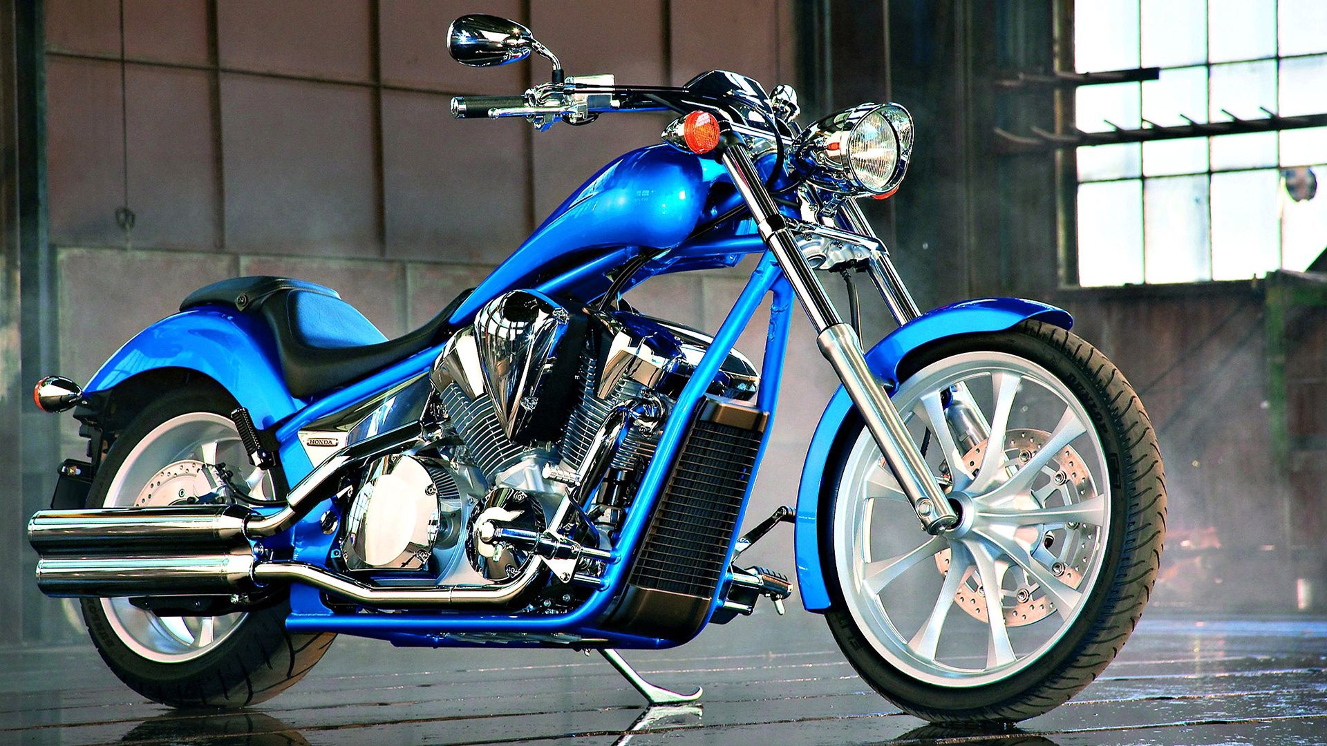 135580画像をダウンロードホンダ, オートバイ, 青, 青い, motobike, 本田-壁紙とスクリーンセーバーを無料で