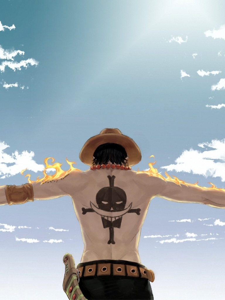 Download mobile wallpaper Anime, Tattoo, Portgas D Ace, One Piece for free.