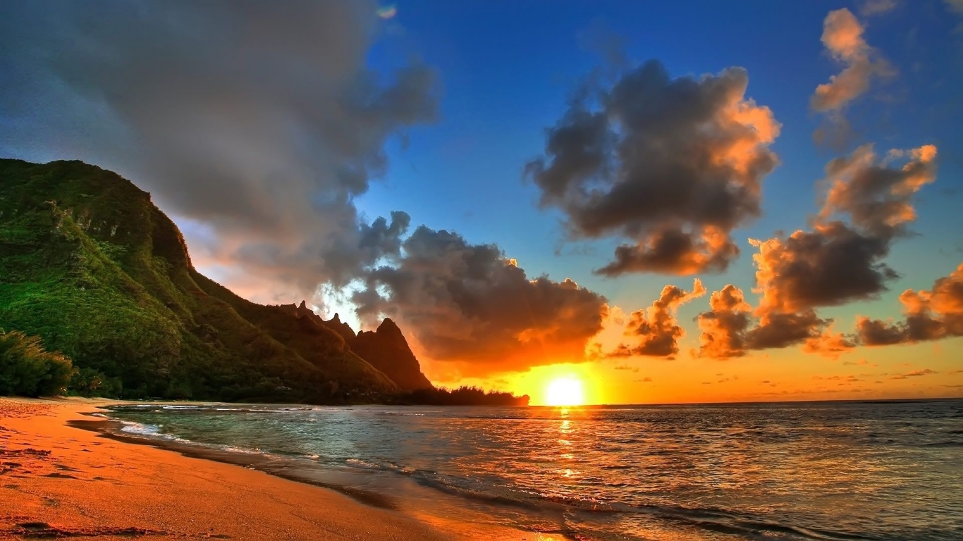 Download mobile wallpaper Sun, Beach, Ocean, Sunrise, Earth, Cloud for free.