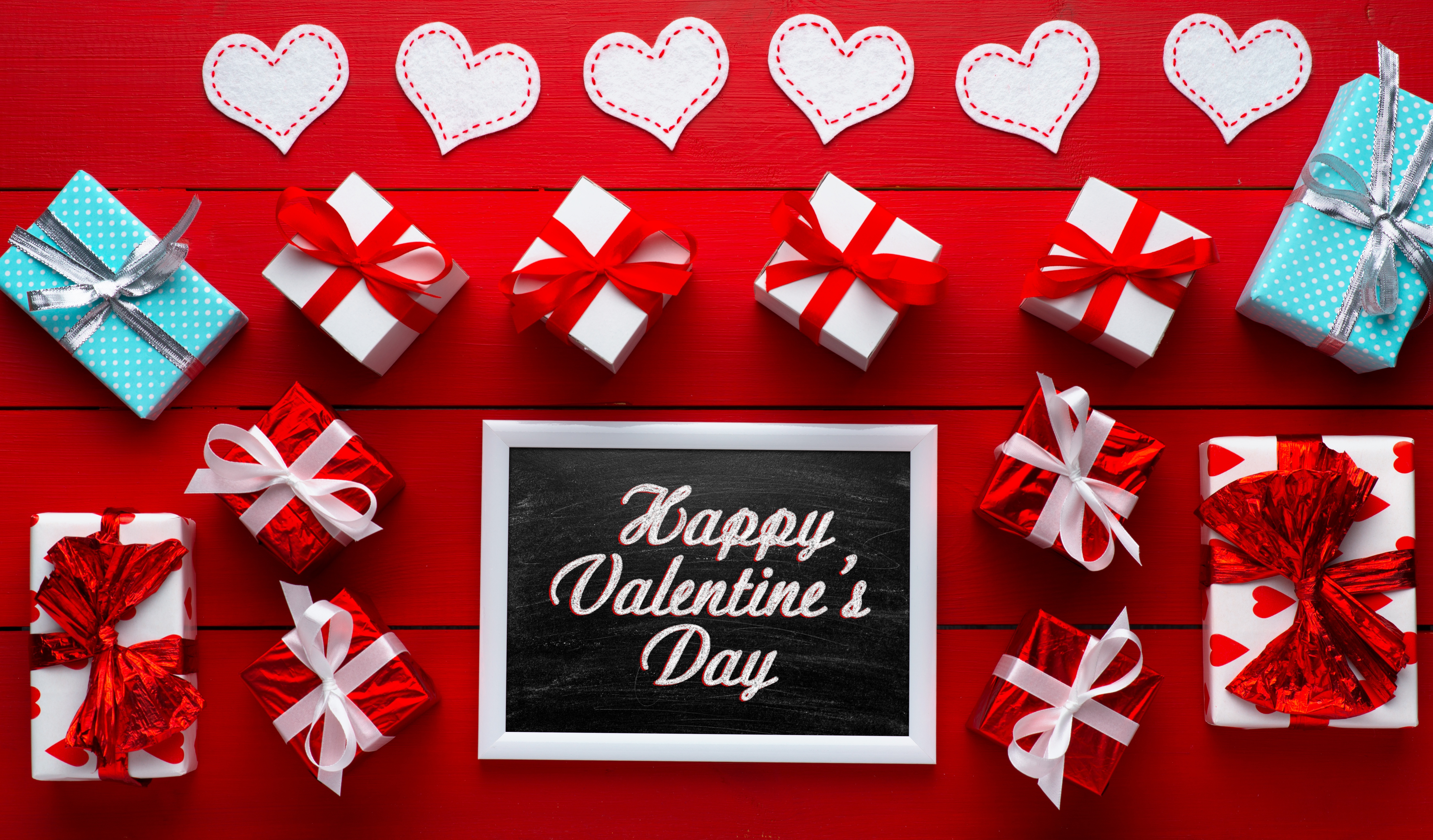 Скачать обои бесплатно Любовь, Подарки, День Святого Валентина, Праздничные, С Днем Святого Валентина картинка на рабочий стол ПК