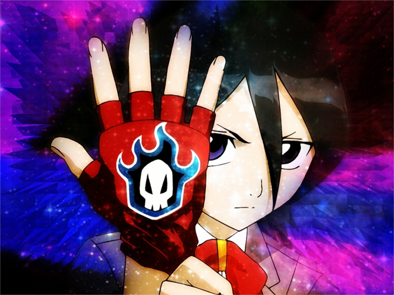 Handy-Wallpaper Bleach, Rukia Kuchiki, Animes kostenlos herunterladen.