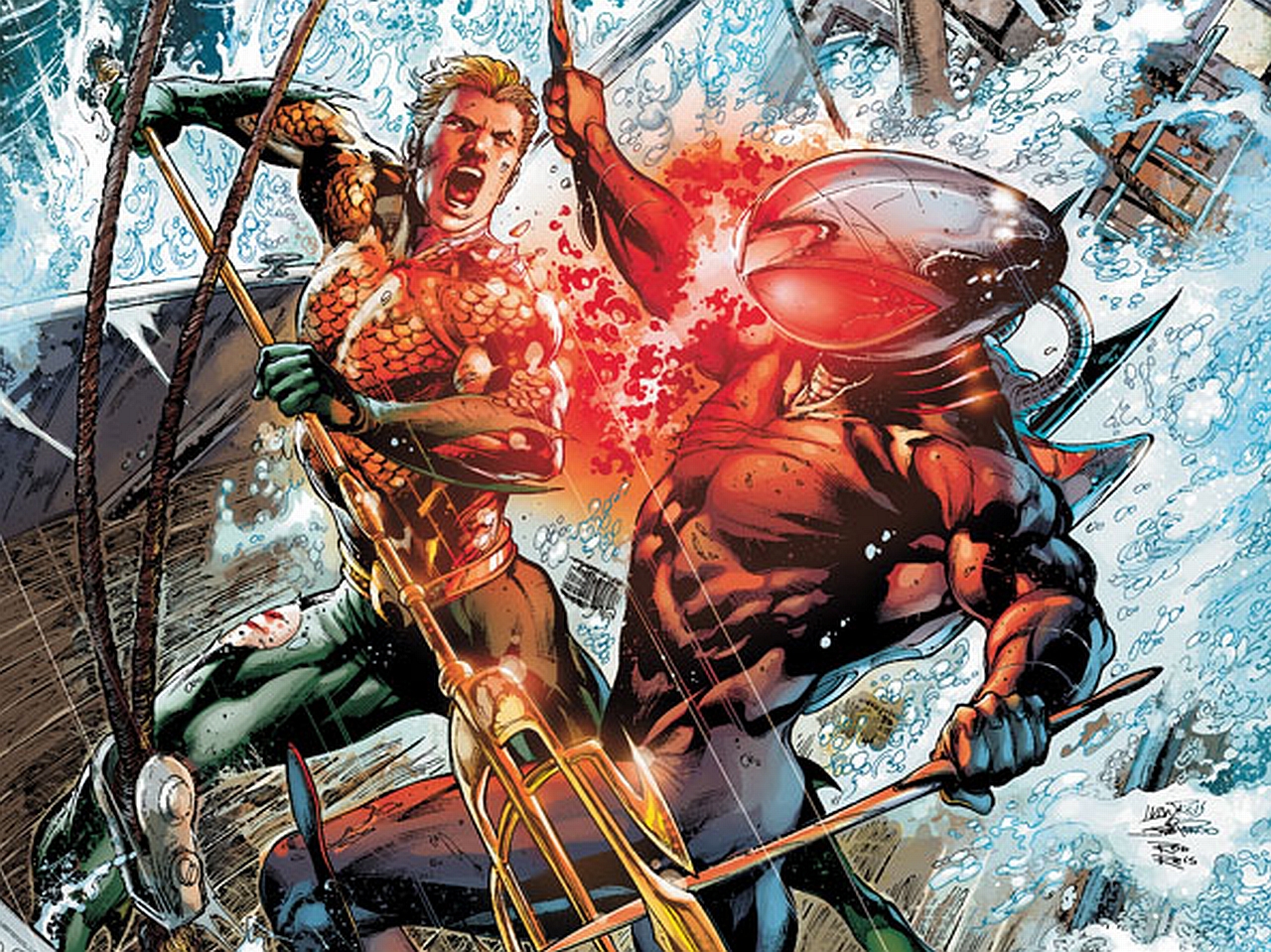 Laden Sie das Comics, Aquaman-Bild kostenlos auf Ihren PC-Desktop herunter