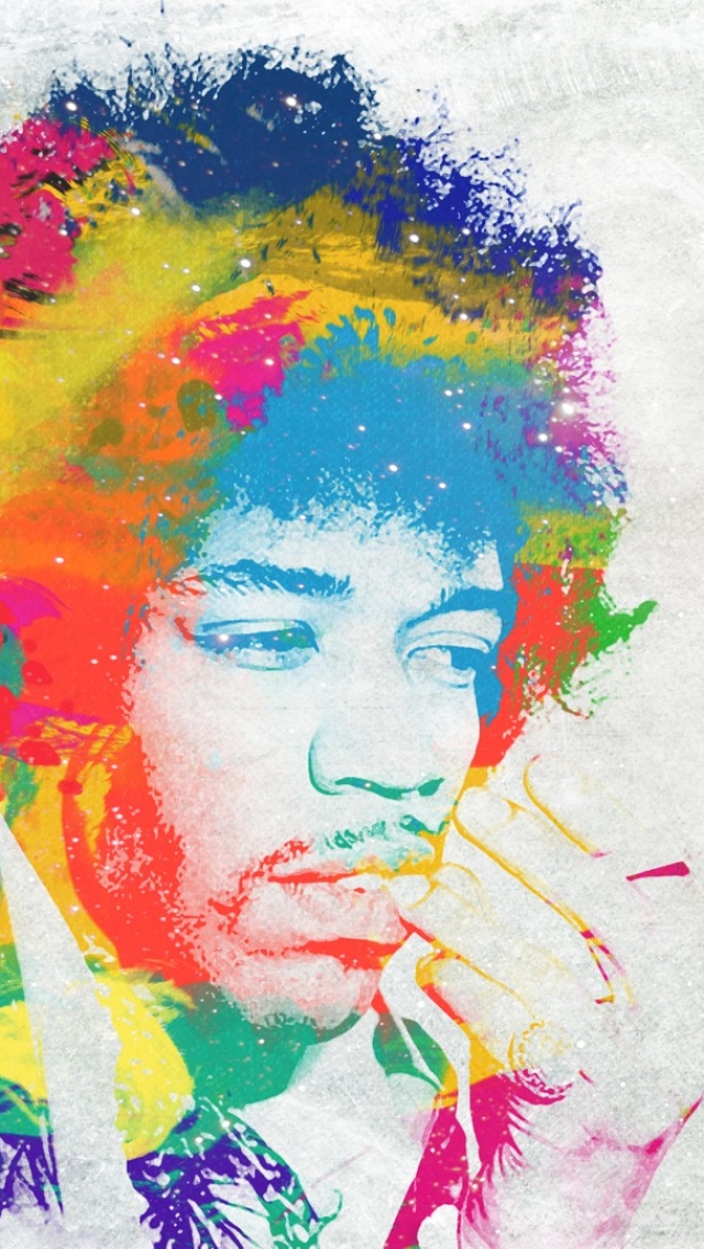 Handy-Wallpaper Musik, Jimi Hendrix kostenlos herunterladen.