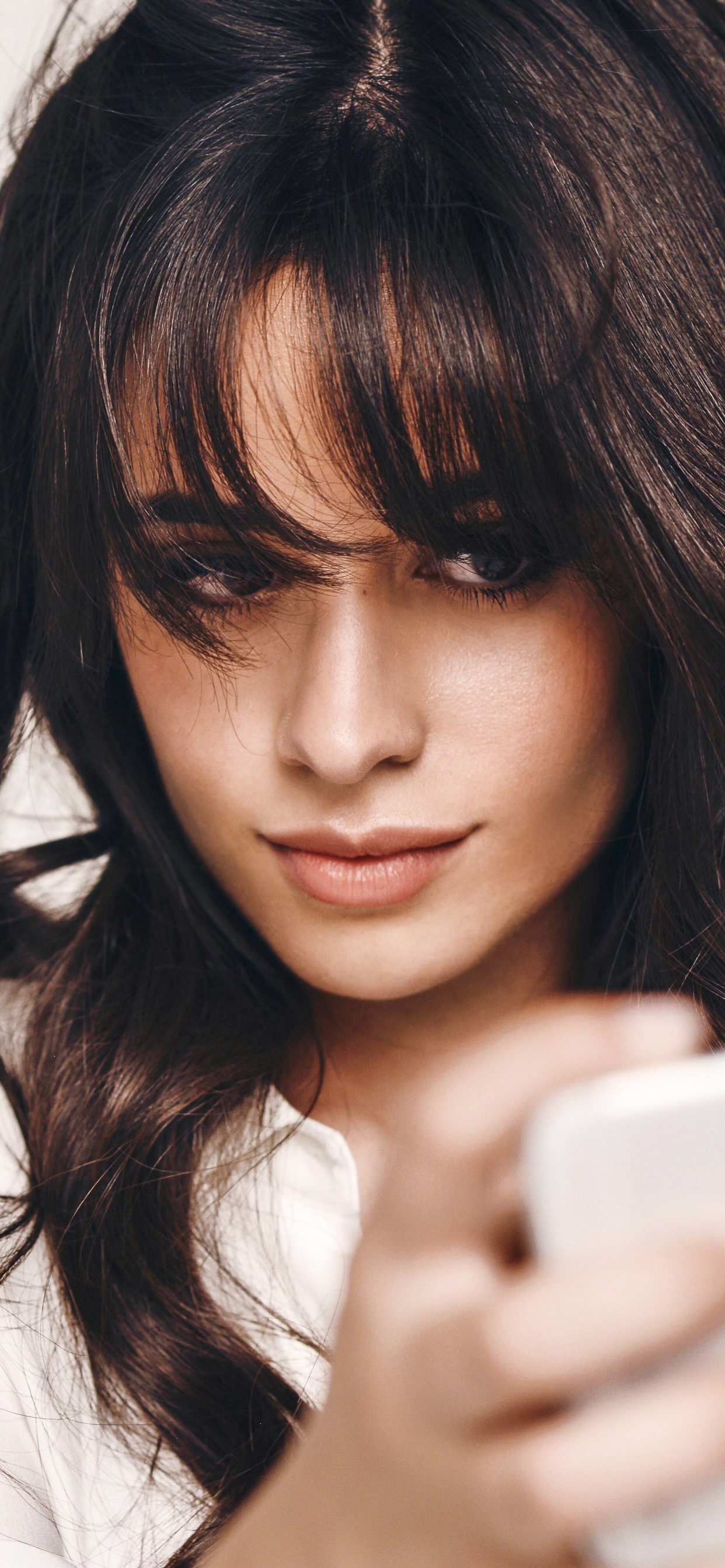 Download mobile wallpaper Music, Selfie, Camila Cabello for free.