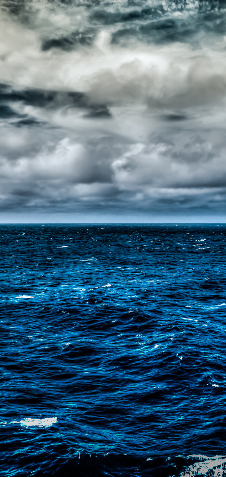 Download mobile wallpaper Sea, Horizon, Ocean, Earth, Cloud for free.