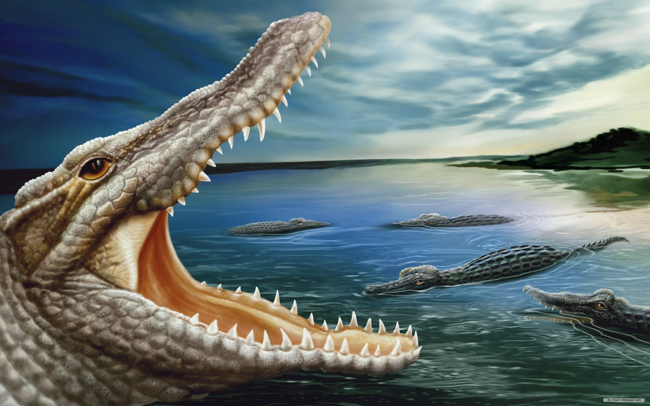 175014 Hintergrundbild herunterladen tiere, krokodil, reptilien - Bildschirmschoner und Bilder kostenlos