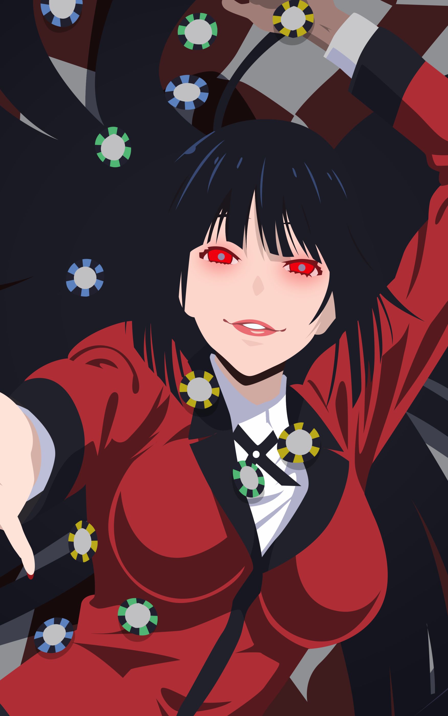 Descarga gratuita de fondo de pantalla para móvil de Animado, Yumeko Jabami, Kakegurui.