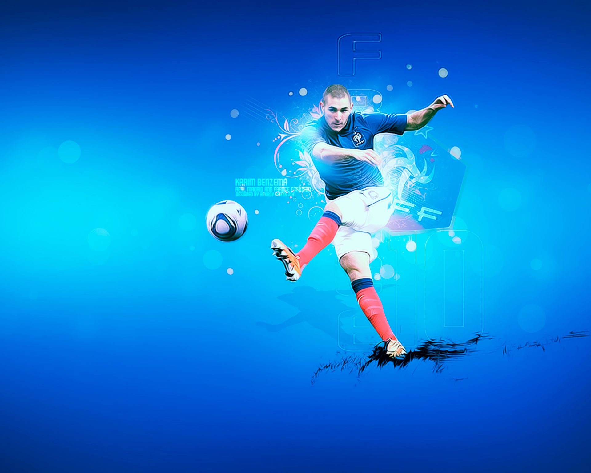 Download mobile wallpaper Sports, Soccer, Karim Benzema, France National Football Team for free.